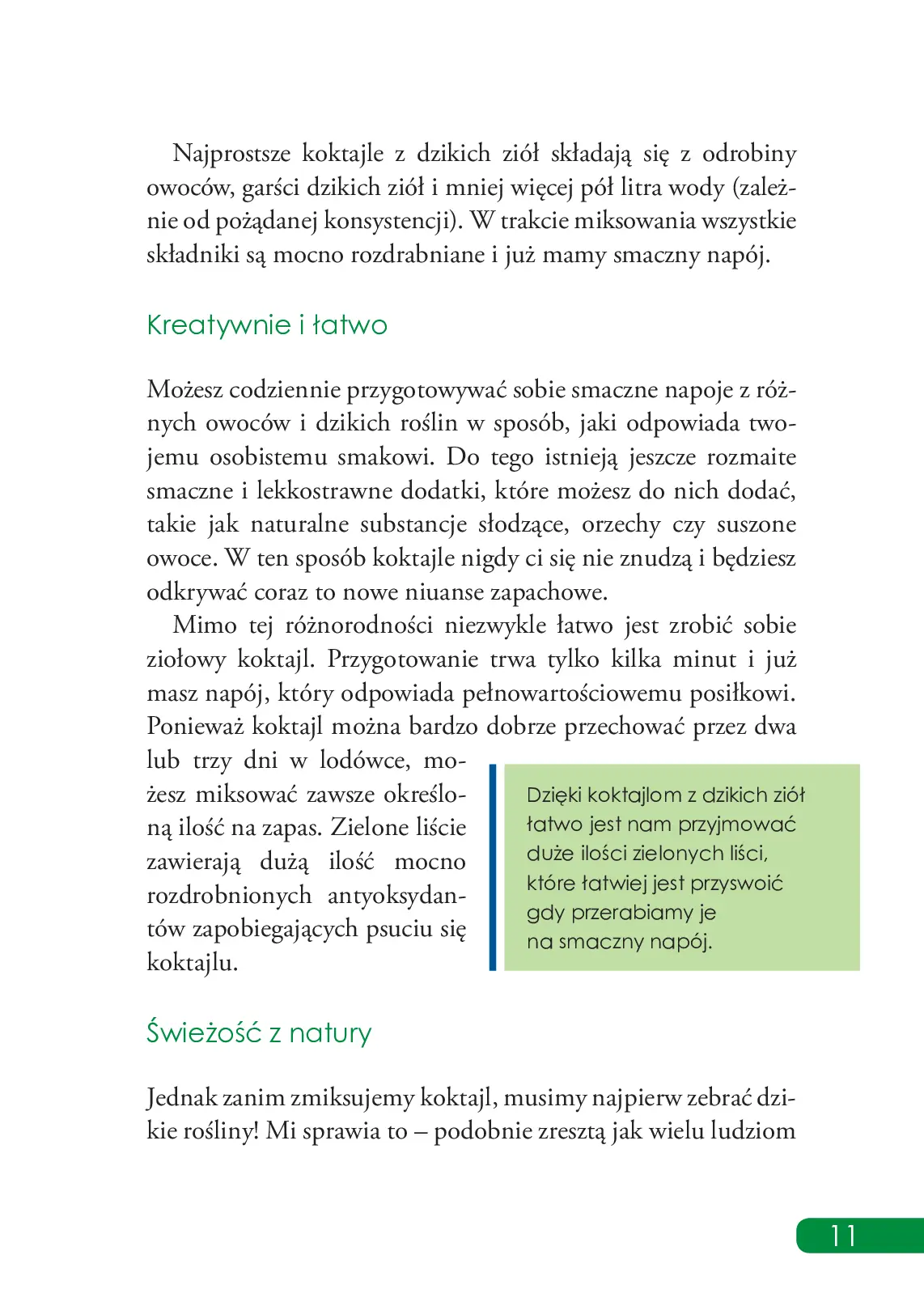 Fragment „Smoothie z jadalnych roślin dziko rosnących” — strona 11 z 11