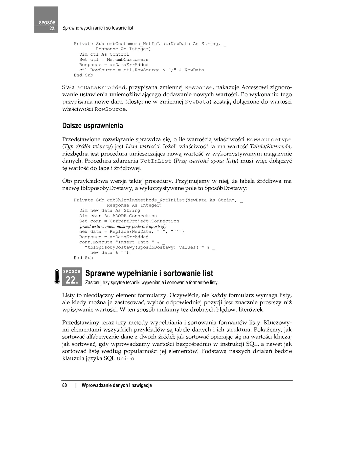 Fragment „100 sposobów na Access” — strona 17 z 29