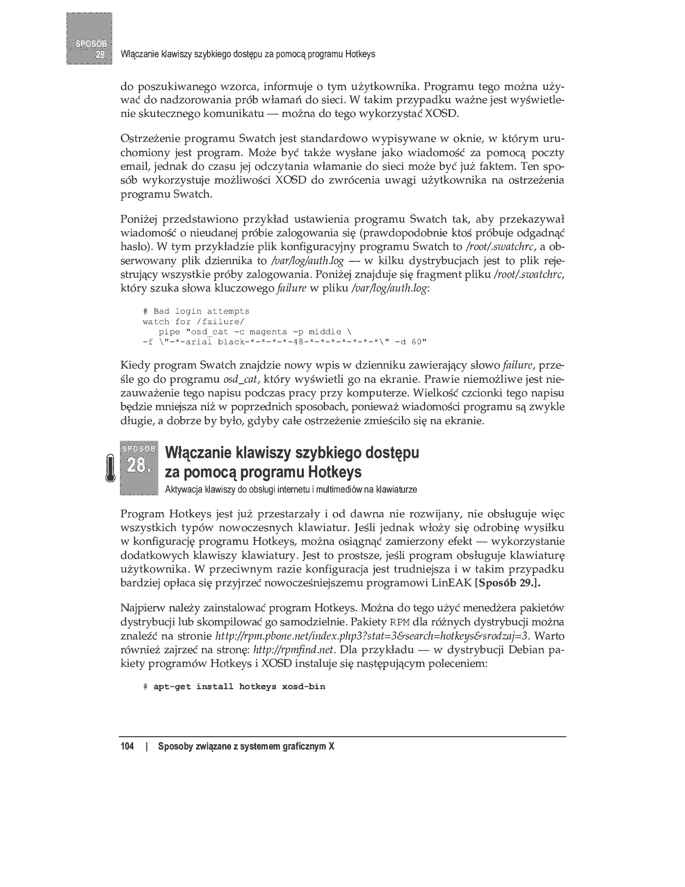 Fragment „100 sposobów na Linux” — strona 25 z 30