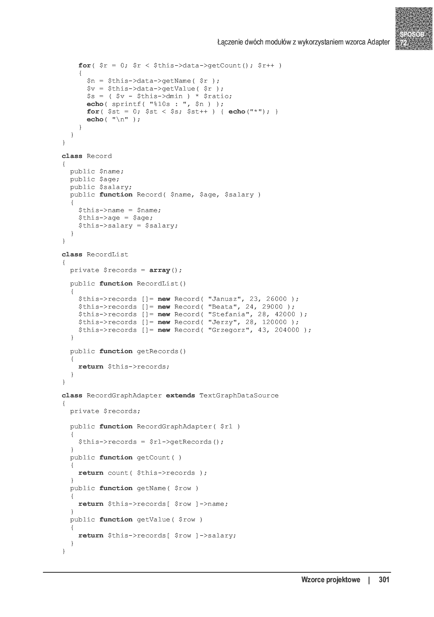 Fragment „100 sposobów na PHP” — strona 24 z 30