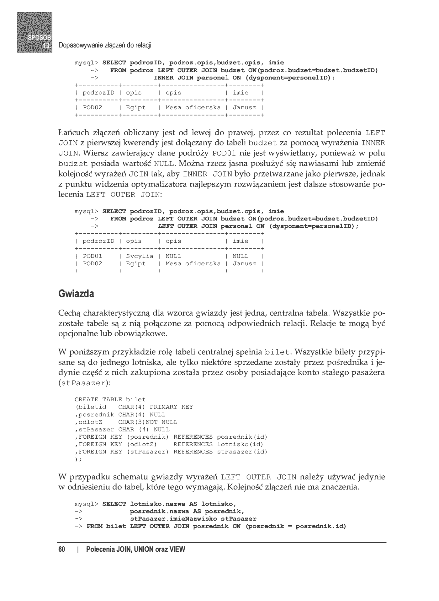 Fragment „100 sposobów na SQL” — strona 21 z 24