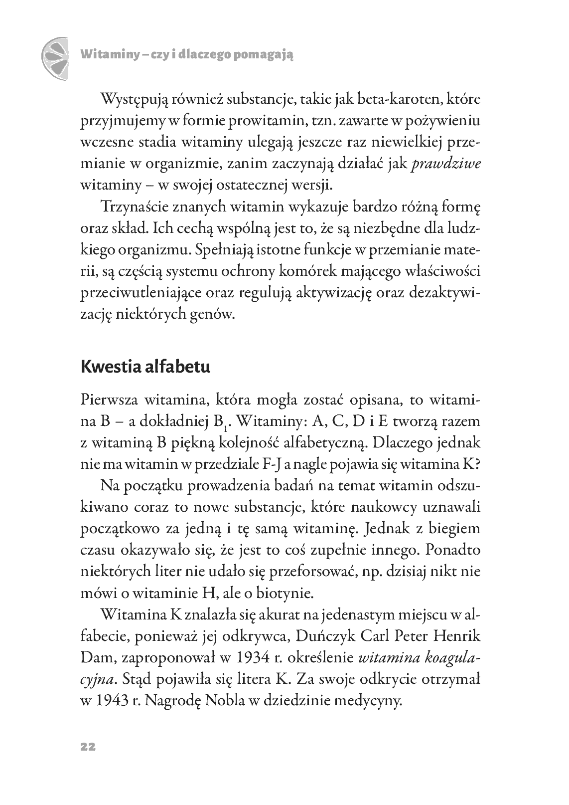 Fragment „Witaminy - czy i dlaczego pomagają” — strona 24 z 30