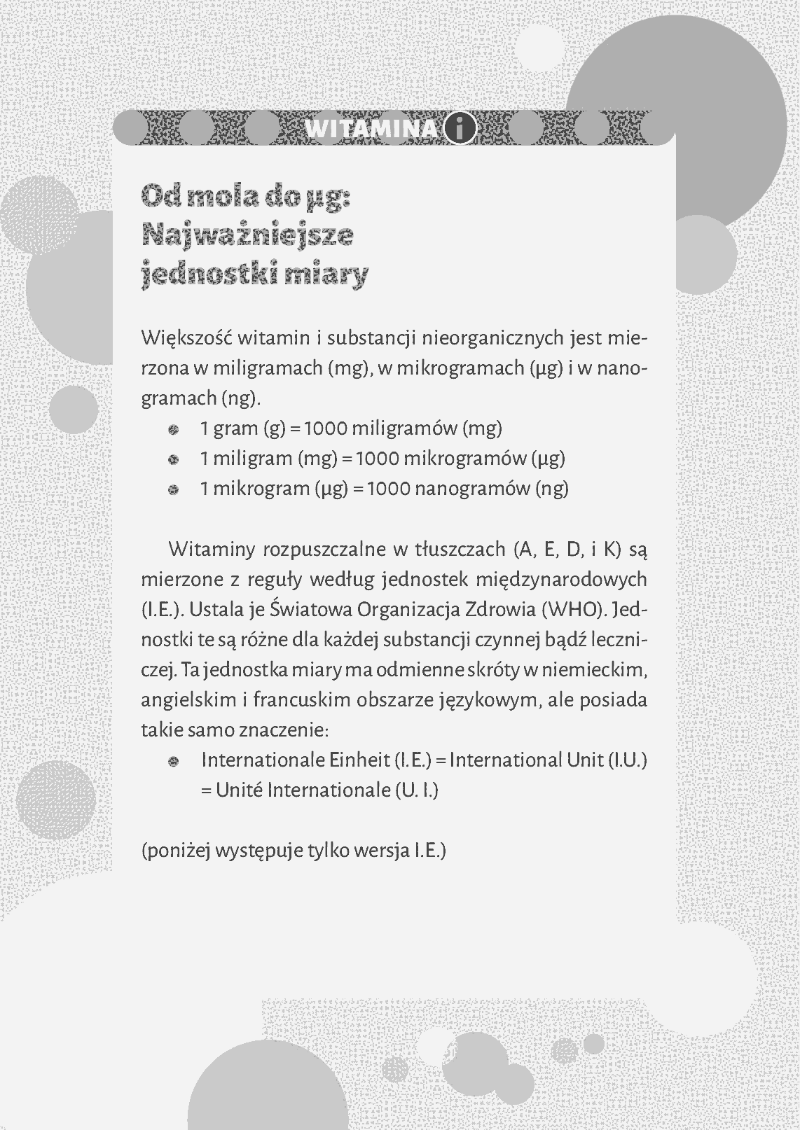 Fragment „Witaminy - czy i dlaczego pomagają” — strona 30 z 30