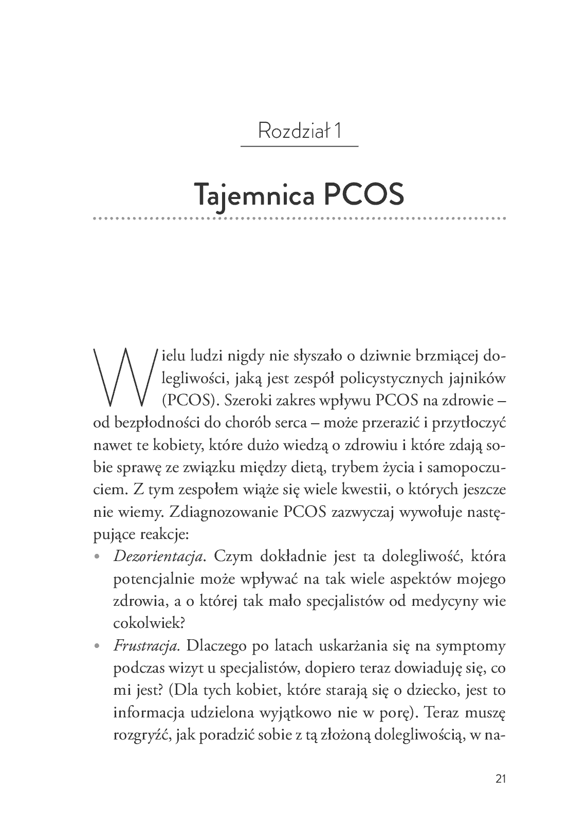 Fragment „Zespół policystycznych jajników PCOS” — strona 21 z 30
