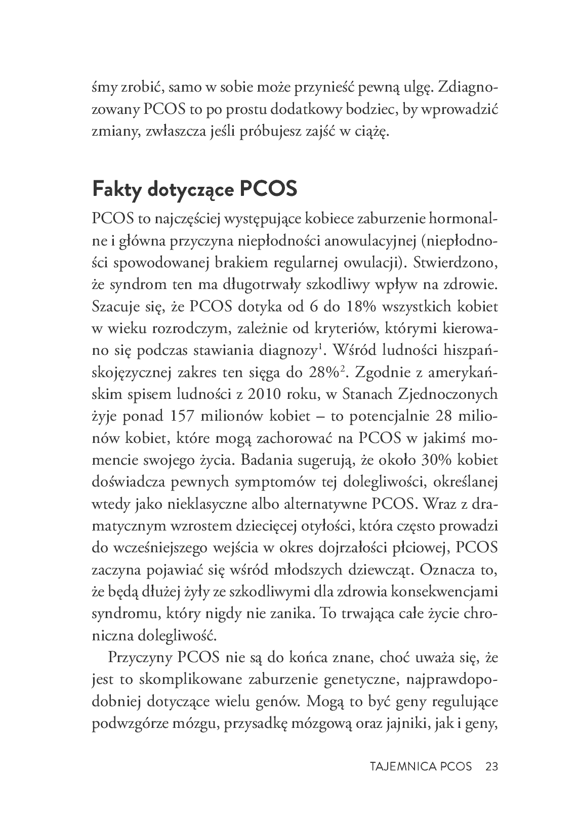 Fragment „Zespół policystycznych jajników PCOS” — strona 23 z 30