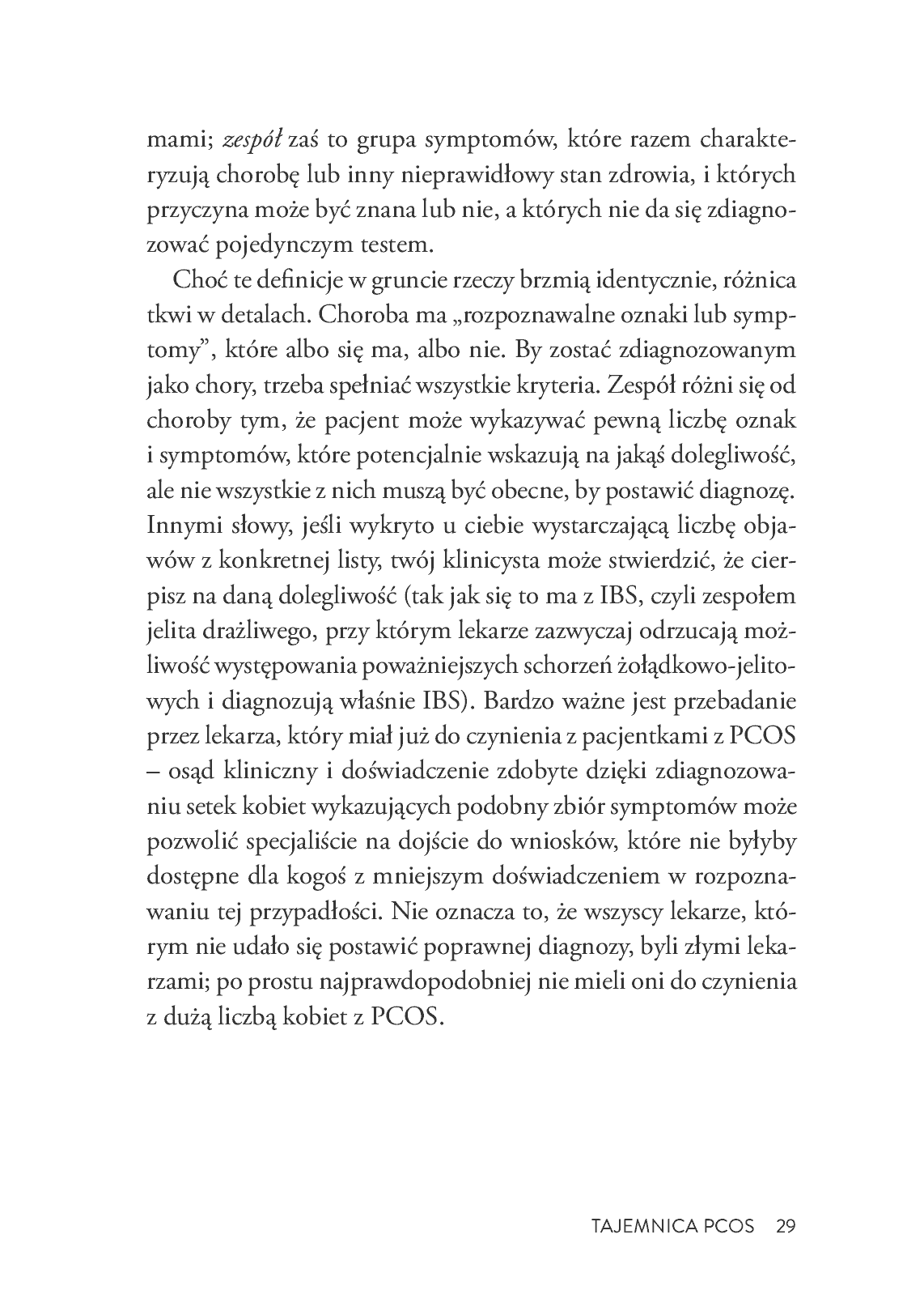 Fragment „Zespół policystycznych jajników PCOS” — strona 29 z 30