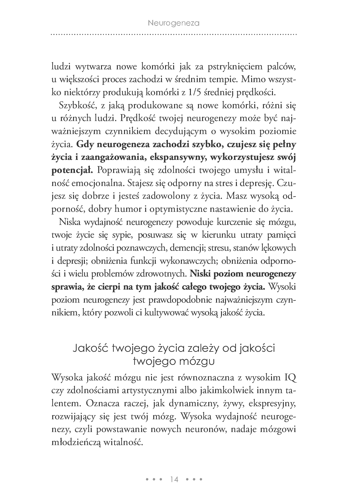 Fragment „Neurogeneza - regeneracja mózgu” — strona 14 z 30