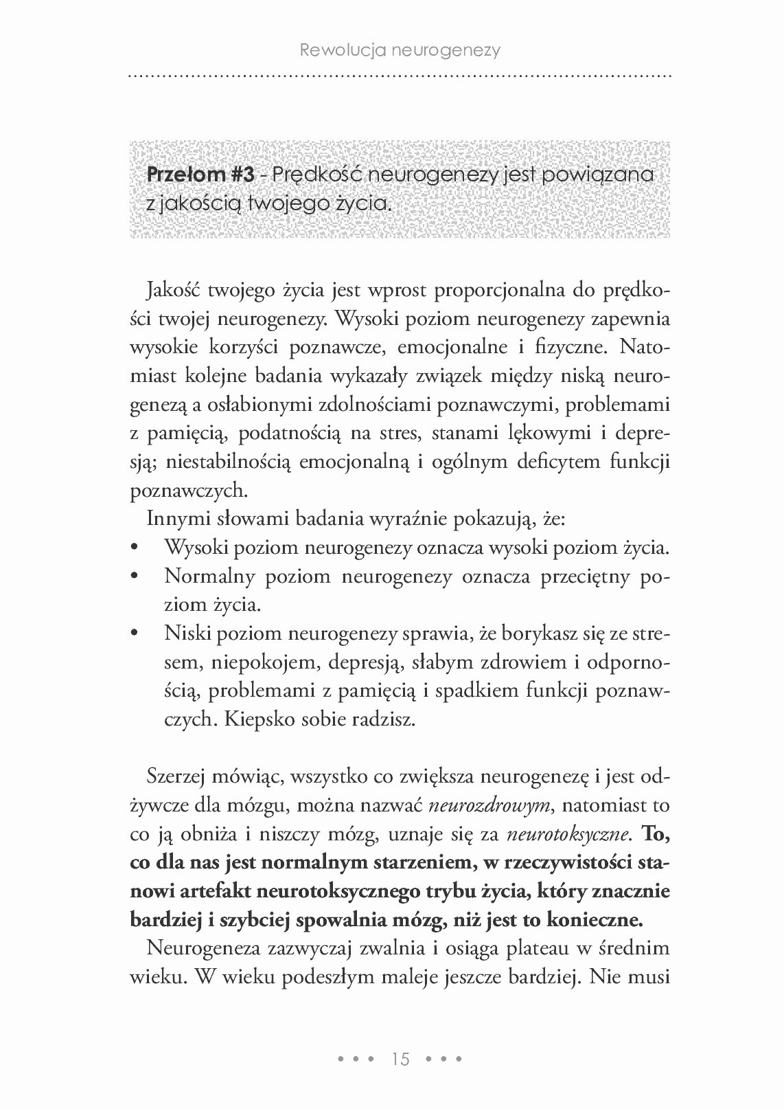 Fragment „Neurogeneza - regeneracja mózgu” — strona 15 z 30