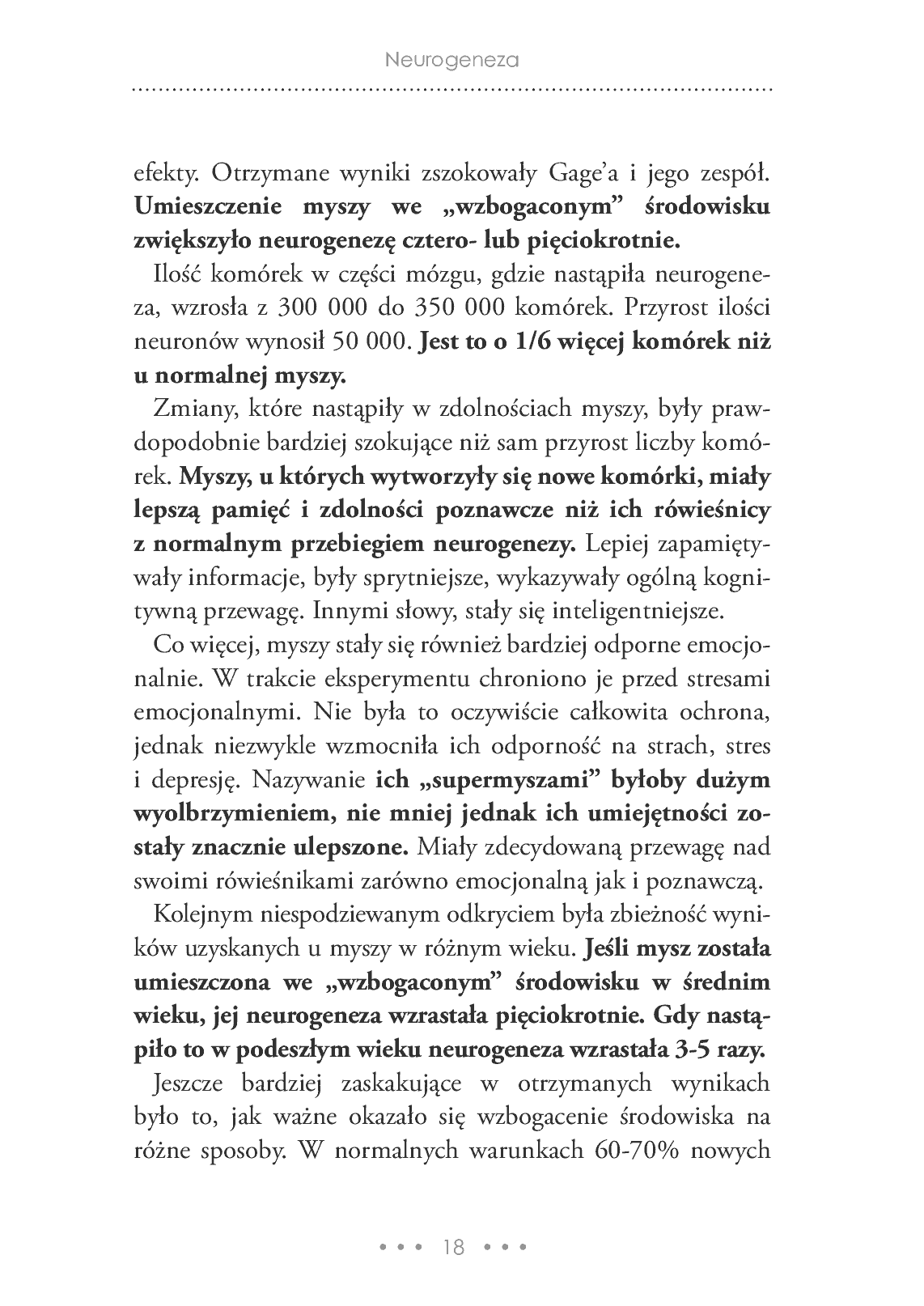 Fragment „Neurogeneza - regeneracja mózgu” — strona 18 z 30