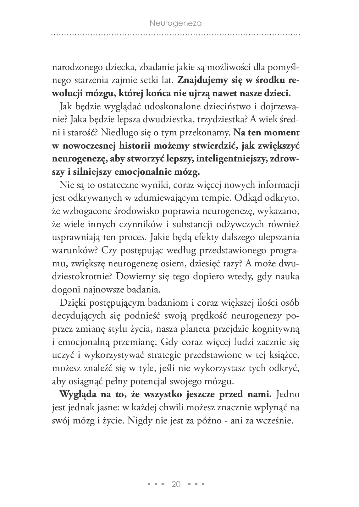 Fragment „Neurogeneza - regeneracja mózgu” — strona 20 z 30