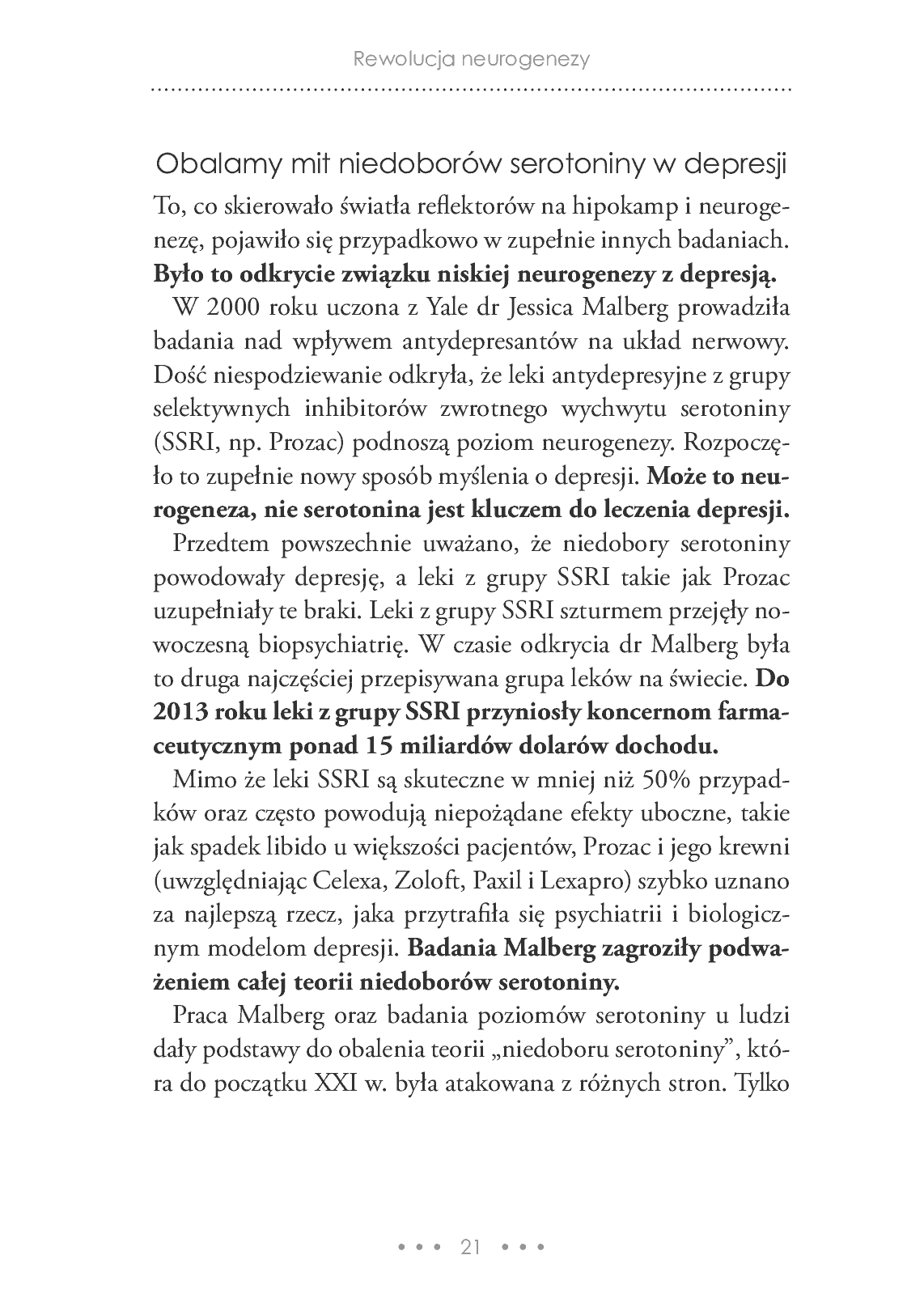 Fragment „Neurogeneza - regeneracja mózgu” — strona 21 z 30