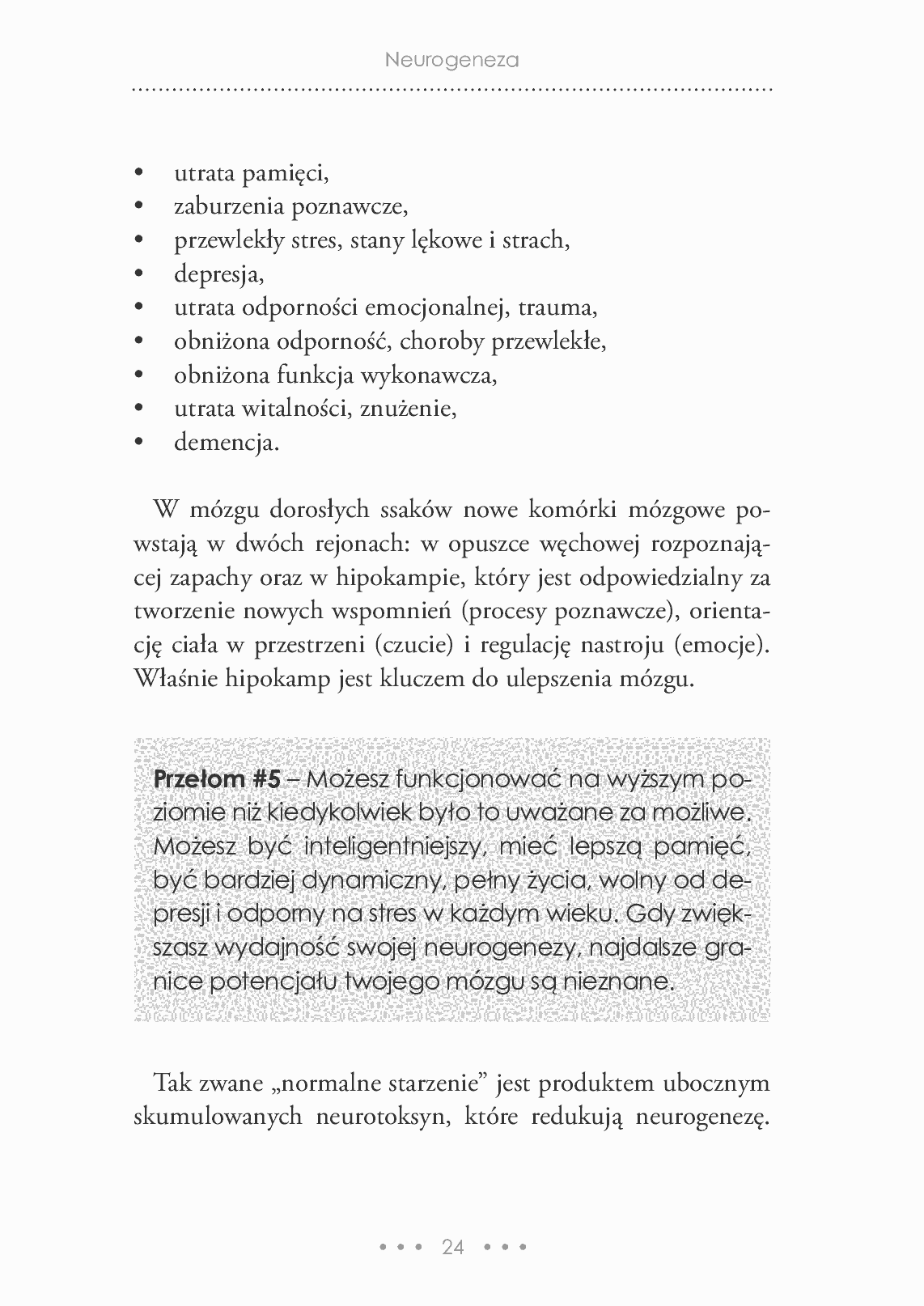 Fragment „Neurogeneza - regeneracja mózgu” — strona 24 z 30