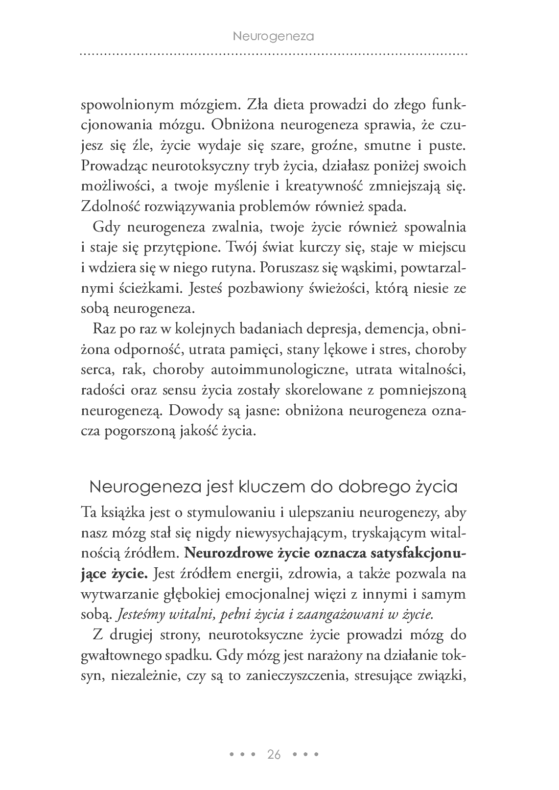 Fragment „Neurogeneza - regeneracja mózgu” — strona 26 z 30