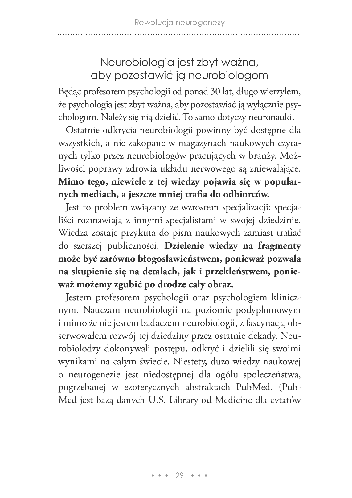 Fragment „Neurogeneza - regeneracja mózgu” — strona 29 z 30