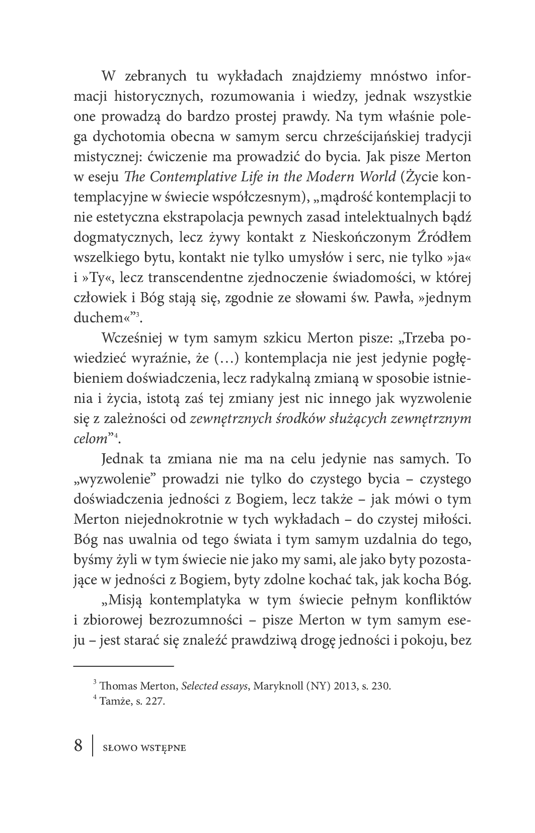 Fragment „Mistyka chrześcijańska. Trzynaście spotkań ze słynnym trapistą” — strona 8 z 30