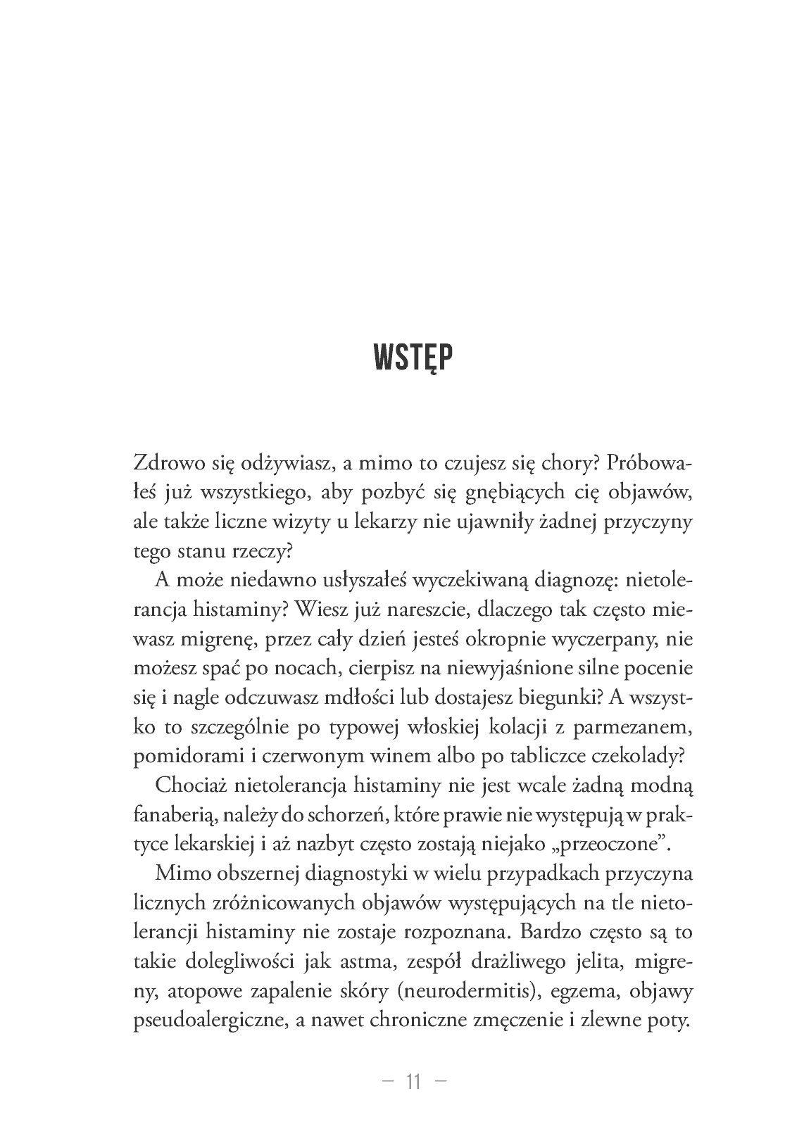 Fragment „Histamina a niebezpieczne alergeny” — strona 11 z 23