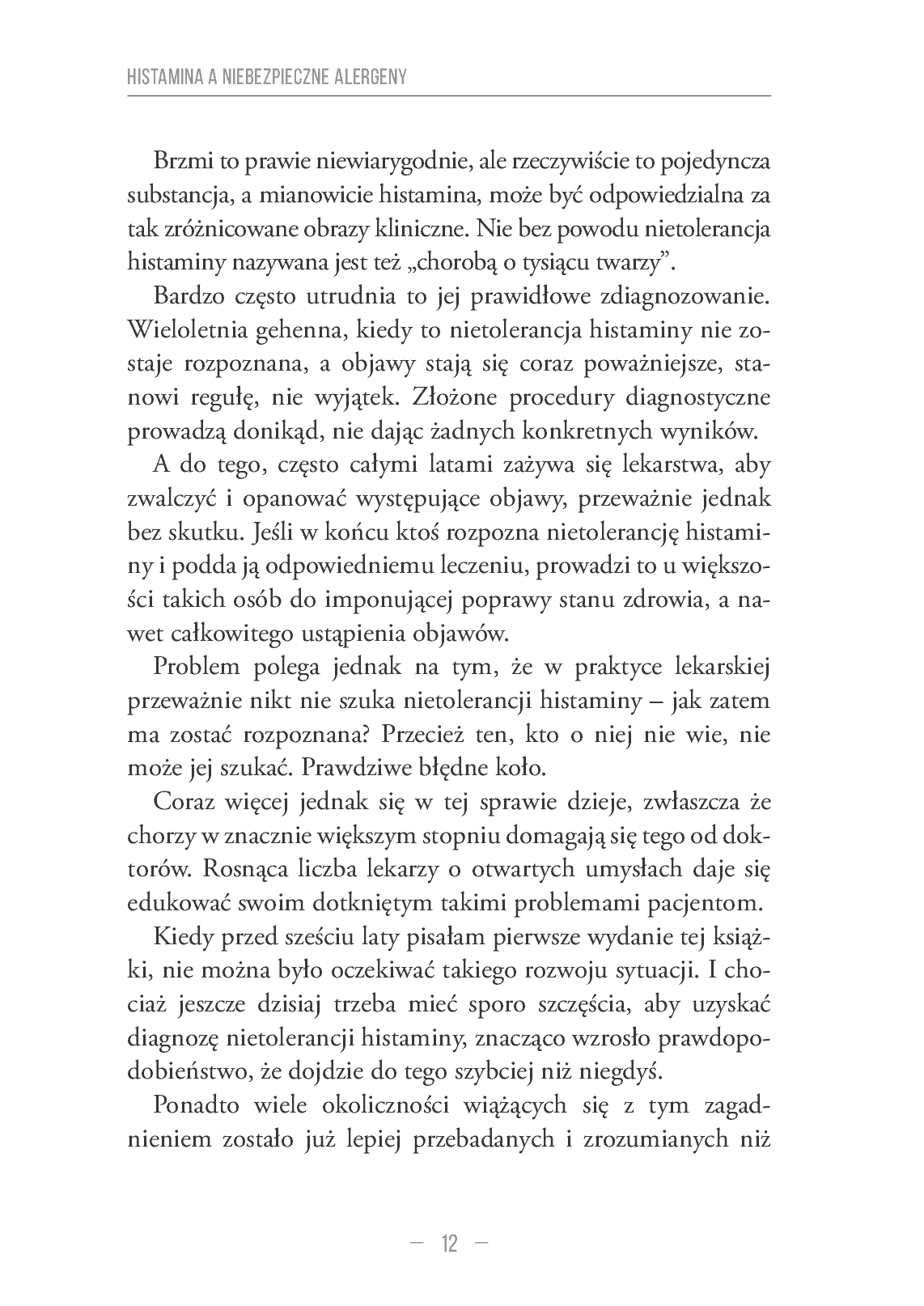 Fragment „Histamina a niebezpieczne alergeny” — strona 12 z 23
