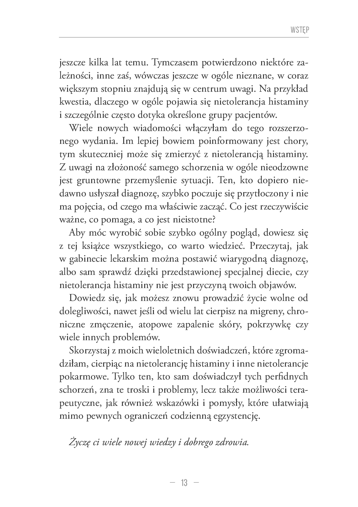 Fragment „Histamina a niebezpieczne alergeny” — strona 13 z 23