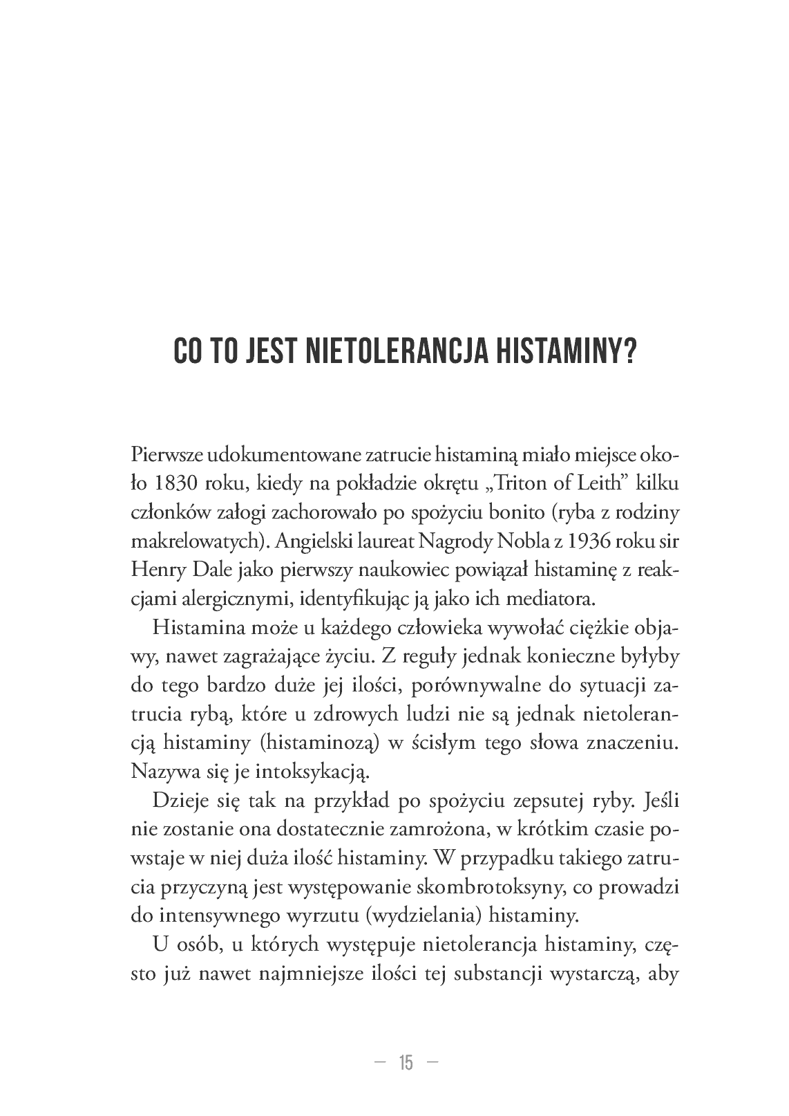 Fragment „Histamina a niebezpieczne alergeny” — strona 15 z 23