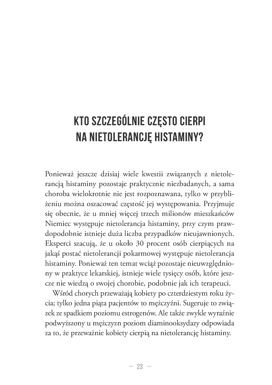 Fragment „Histamina a niebezpieczne alergeny” — strona 23 z 23