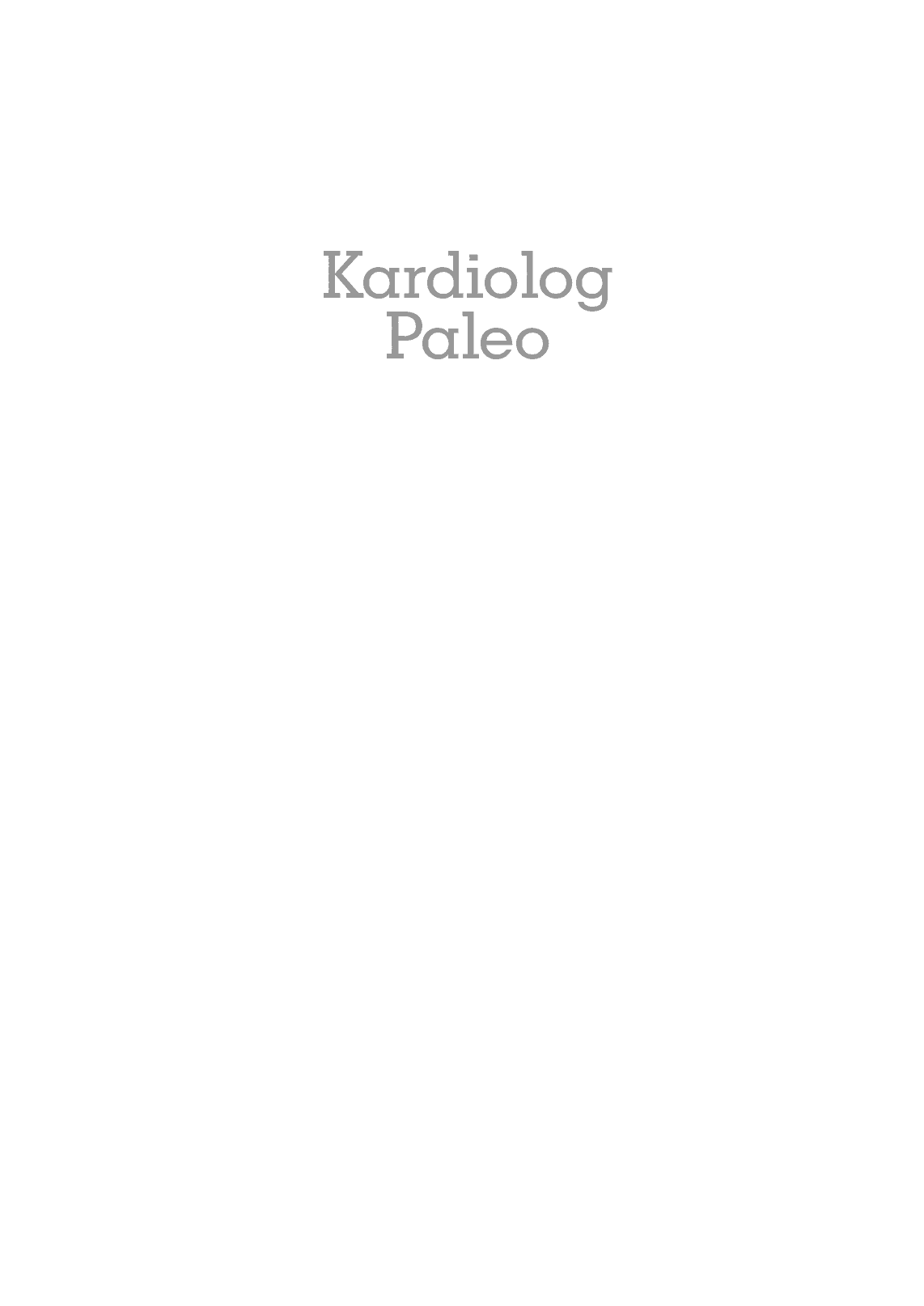 Fragment „Kardiolog Paleo” — strona 3 z 30