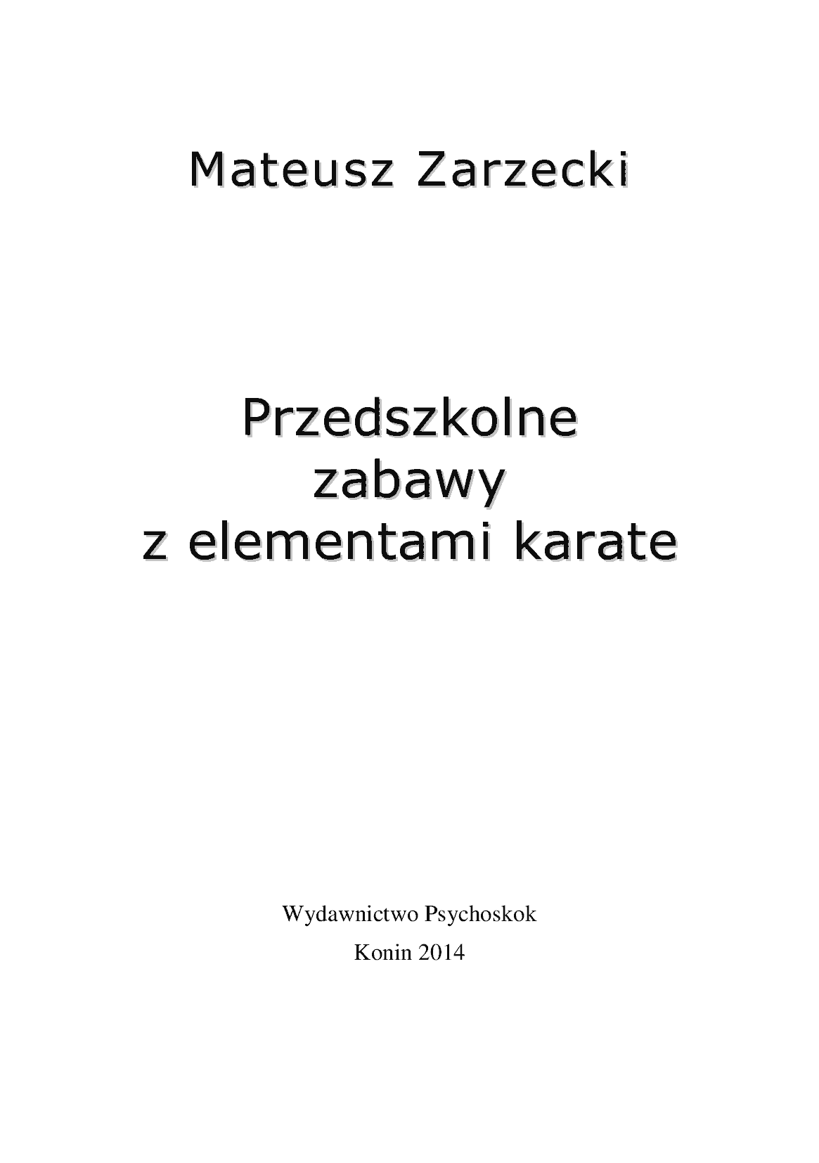 Fragment „Przedszkolne zabawy z elementami karate” — strona 2 z 13