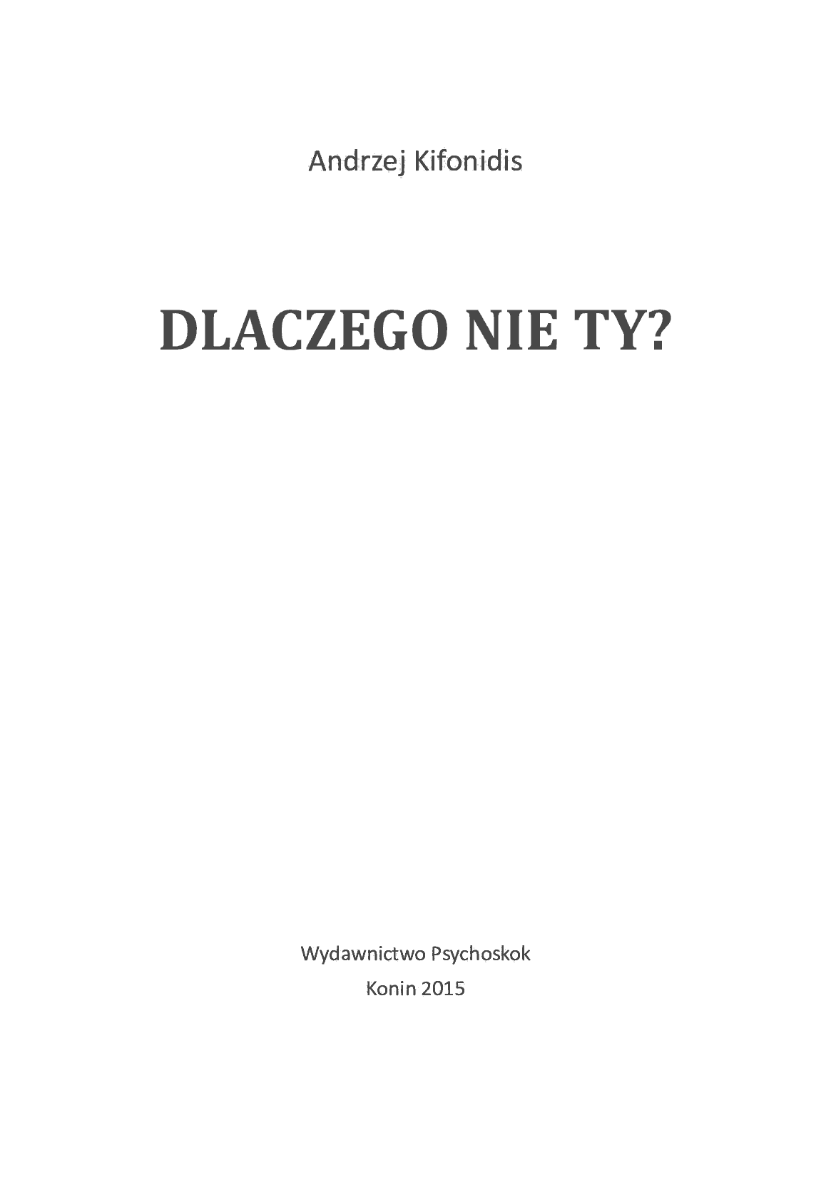 Fragment „Dlaczego nie TY” — strona 2 z 15