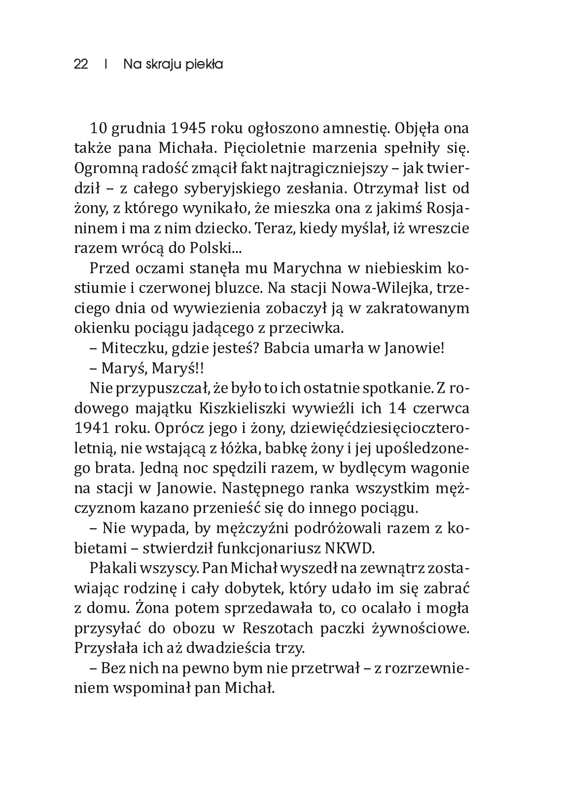 Fragment „Na skraju piekła. Opowiadania i reportaże z Kresów” — strona 23 z 24