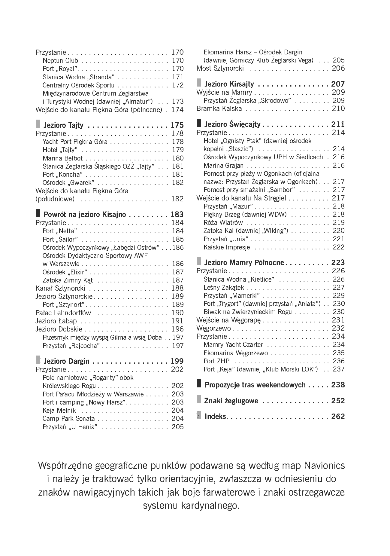 Fragment „Wielkie Jeziora Mazurskie. Przewodnik żeglarski” — strona 7 z 14