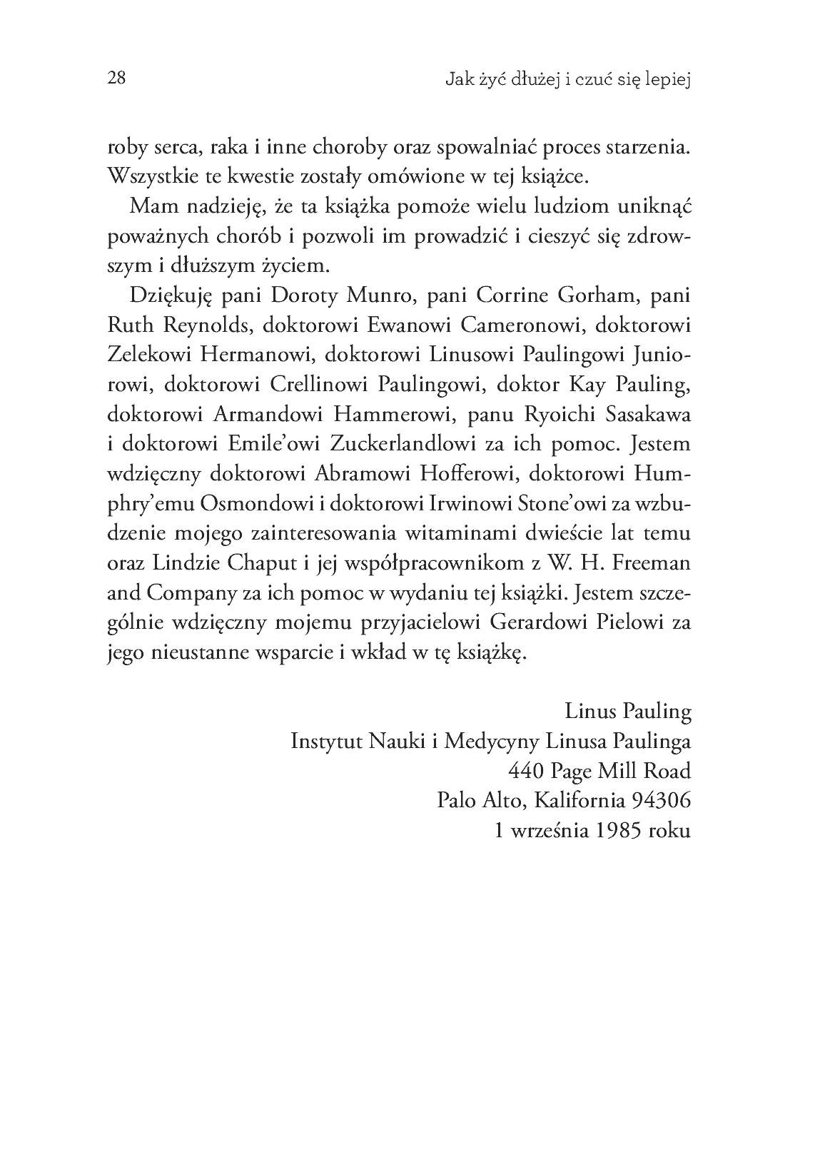 Fragment „Jak żyć dłużej i czuć się lepiej” — strona 30 z 30