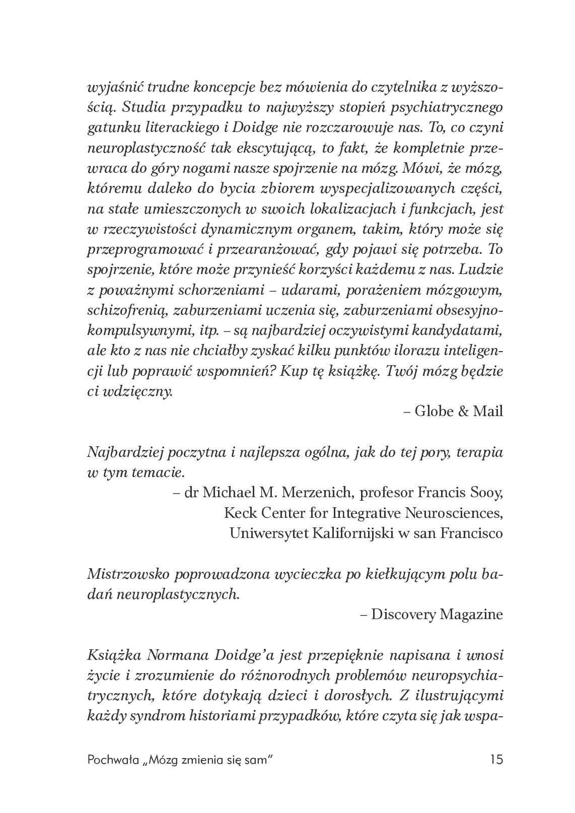 Fragment „Mózg zmienia się sam” — strona 15 z 30