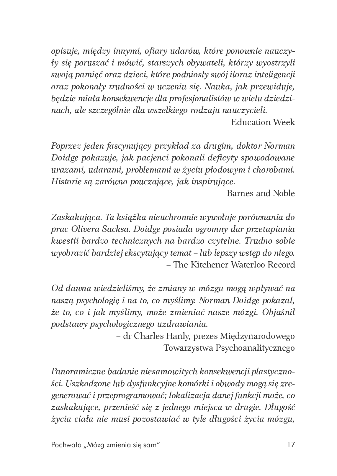 Fragment „Mózg zmienia się sam” — strona 17 z 30