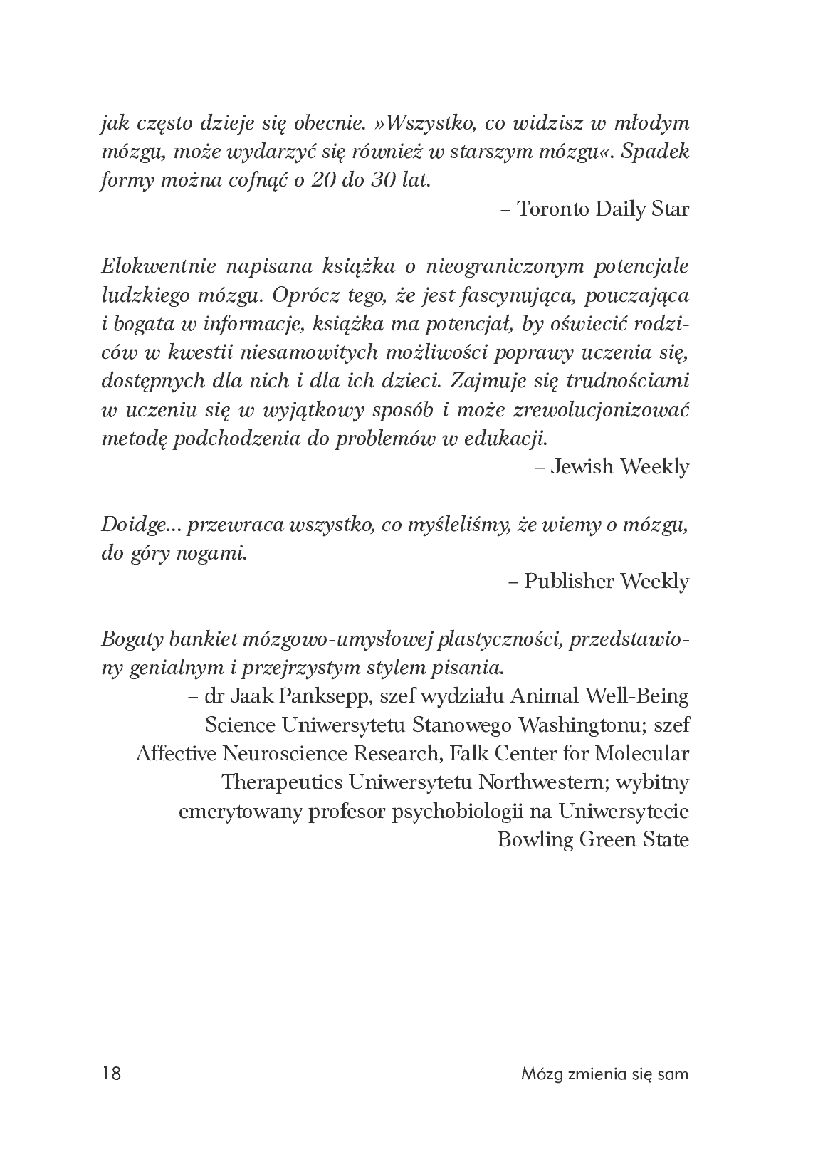 Fragment „Mózg zmienia się sam” — strona 18 z 30