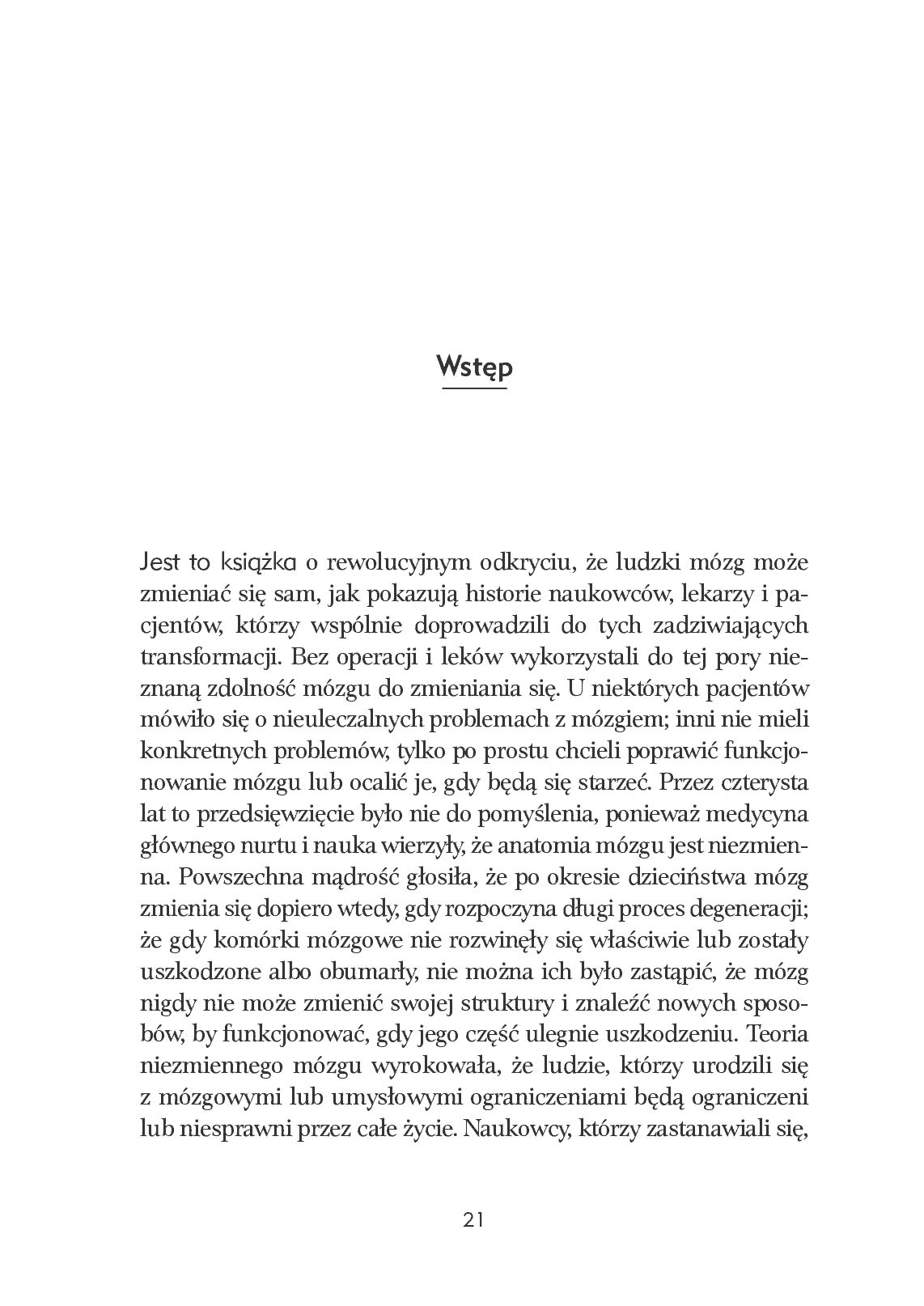 Fragment „Mózg zmienia się sam” — strona 21 z 30