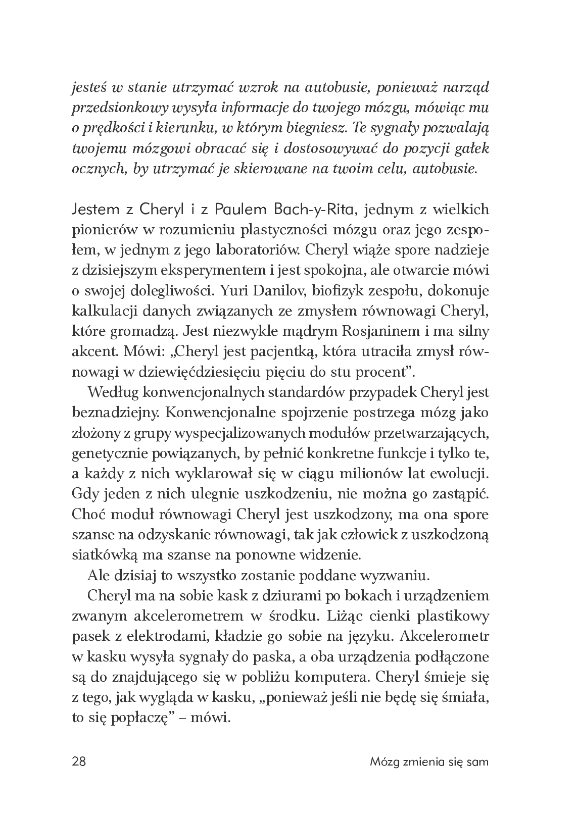 Fragment „Mózg zmienia się sam” — strona 28 z 30