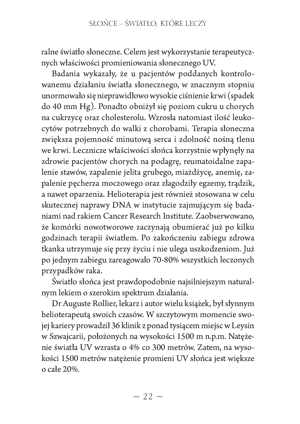 Fragment „Słońce - światło, które leczy” — strona 24 z 25