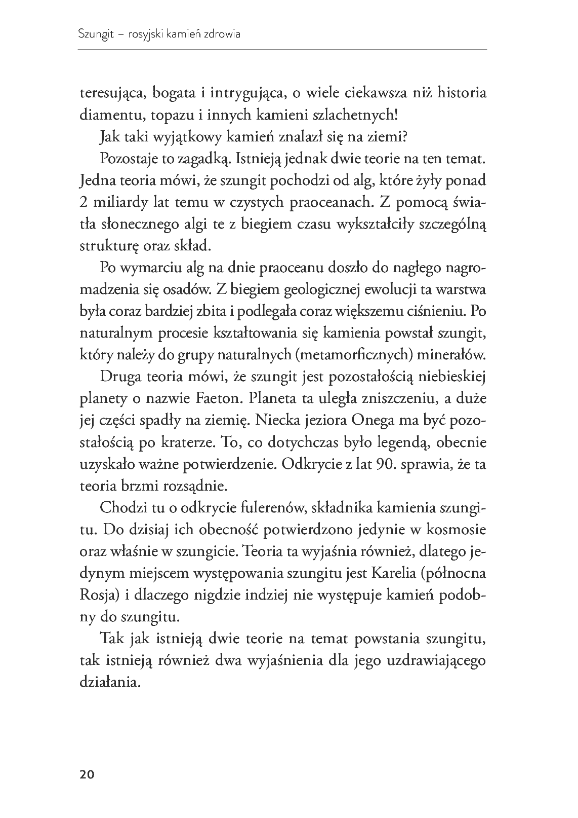 Fragment „Szungit - rosyjski kamień zdrowia” — strona 20 z 24