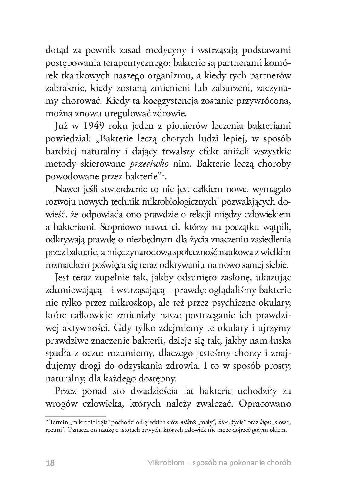 Fragment „Mikrobiom - sposób na pokonanie chorób” — strona 20 z 30