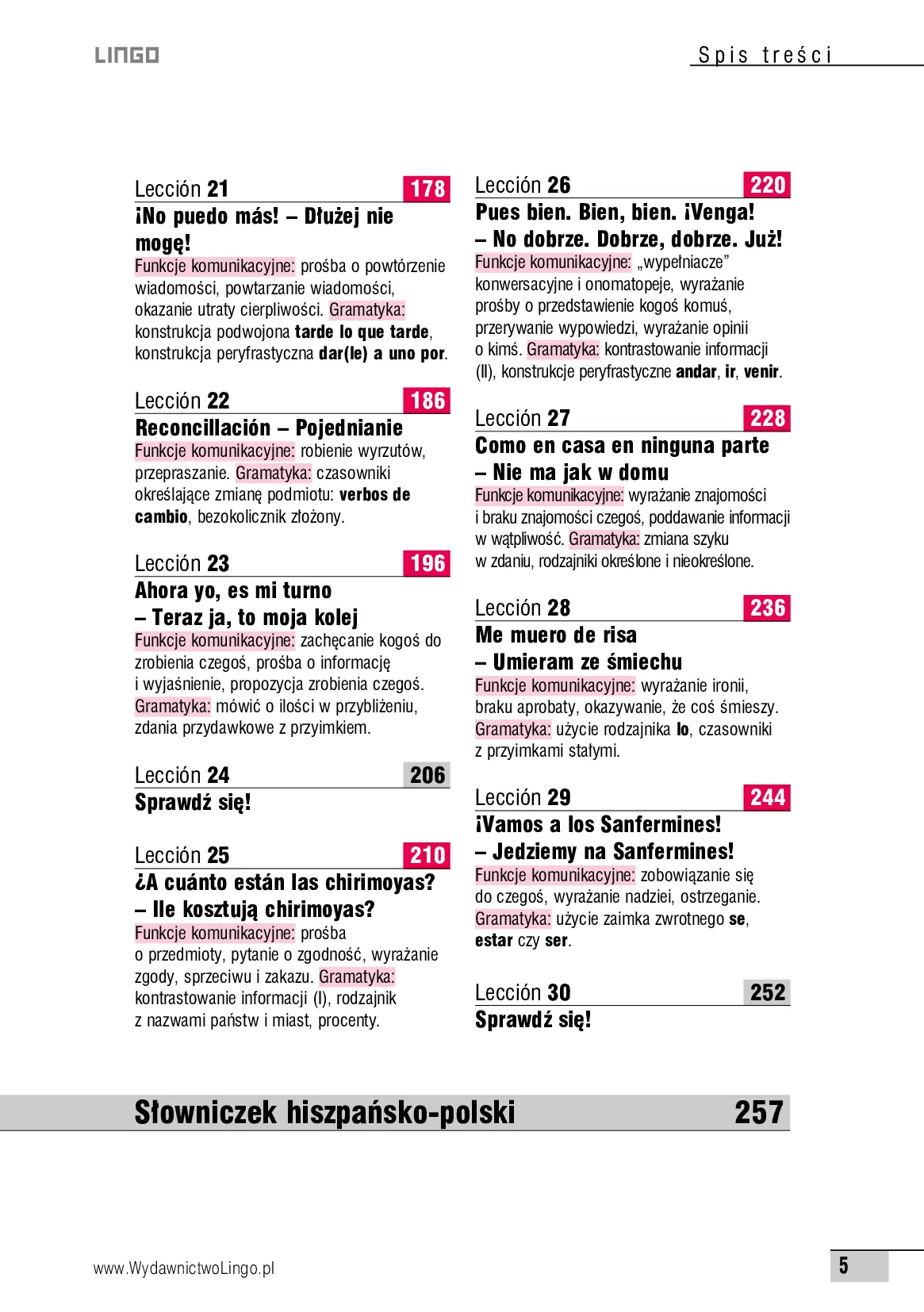 Fragment „Hiszpański na poziomie” — strona 6 z 19