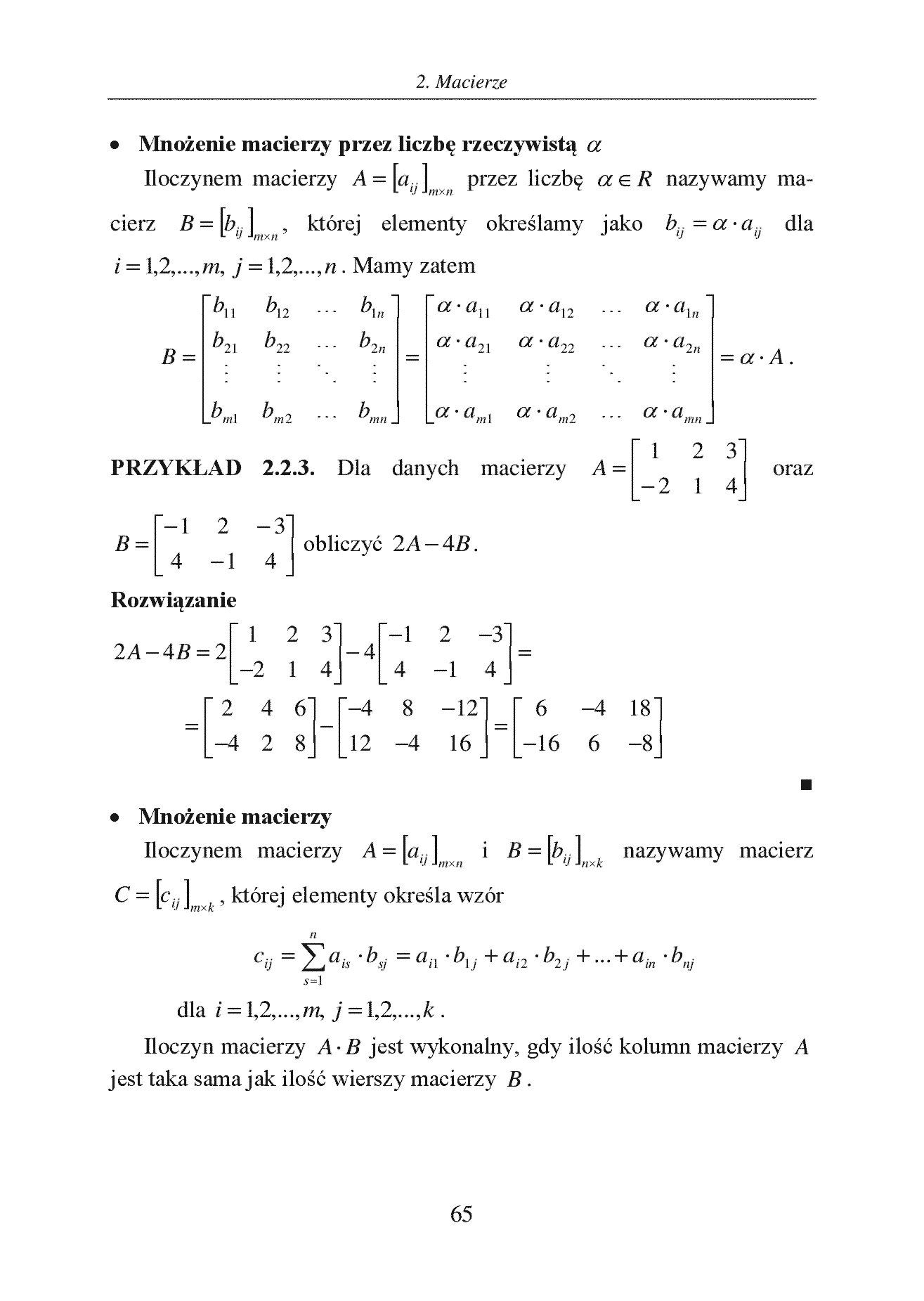 Fragment „Algebra liniowa z elementami geometrii. Teoria, przykłady, zadania” — strona 5 z 10