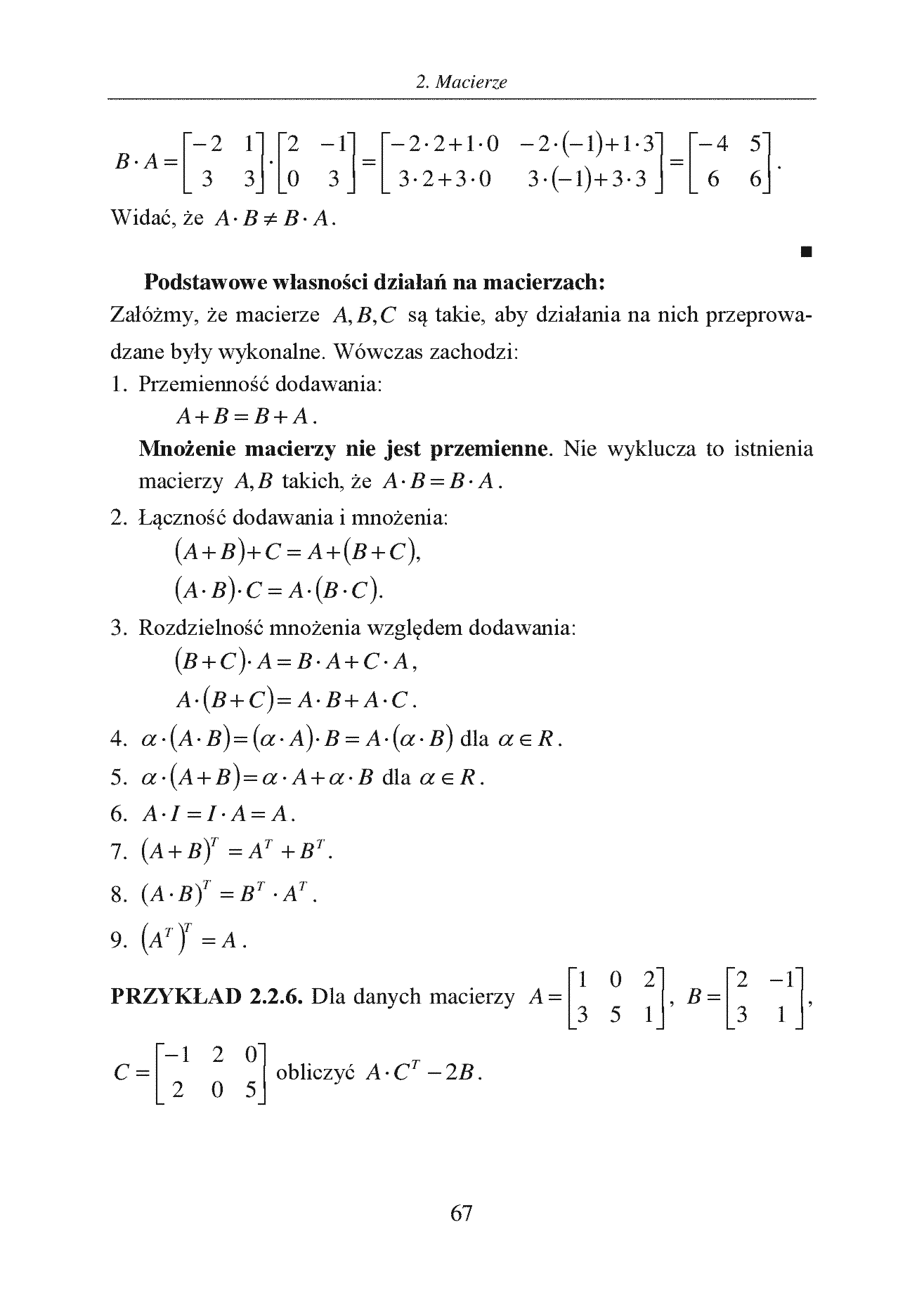 Fragment „Algebra liniowa z elementami geometrii. Teoria, przykłady, zadania” — strona 7 z 10