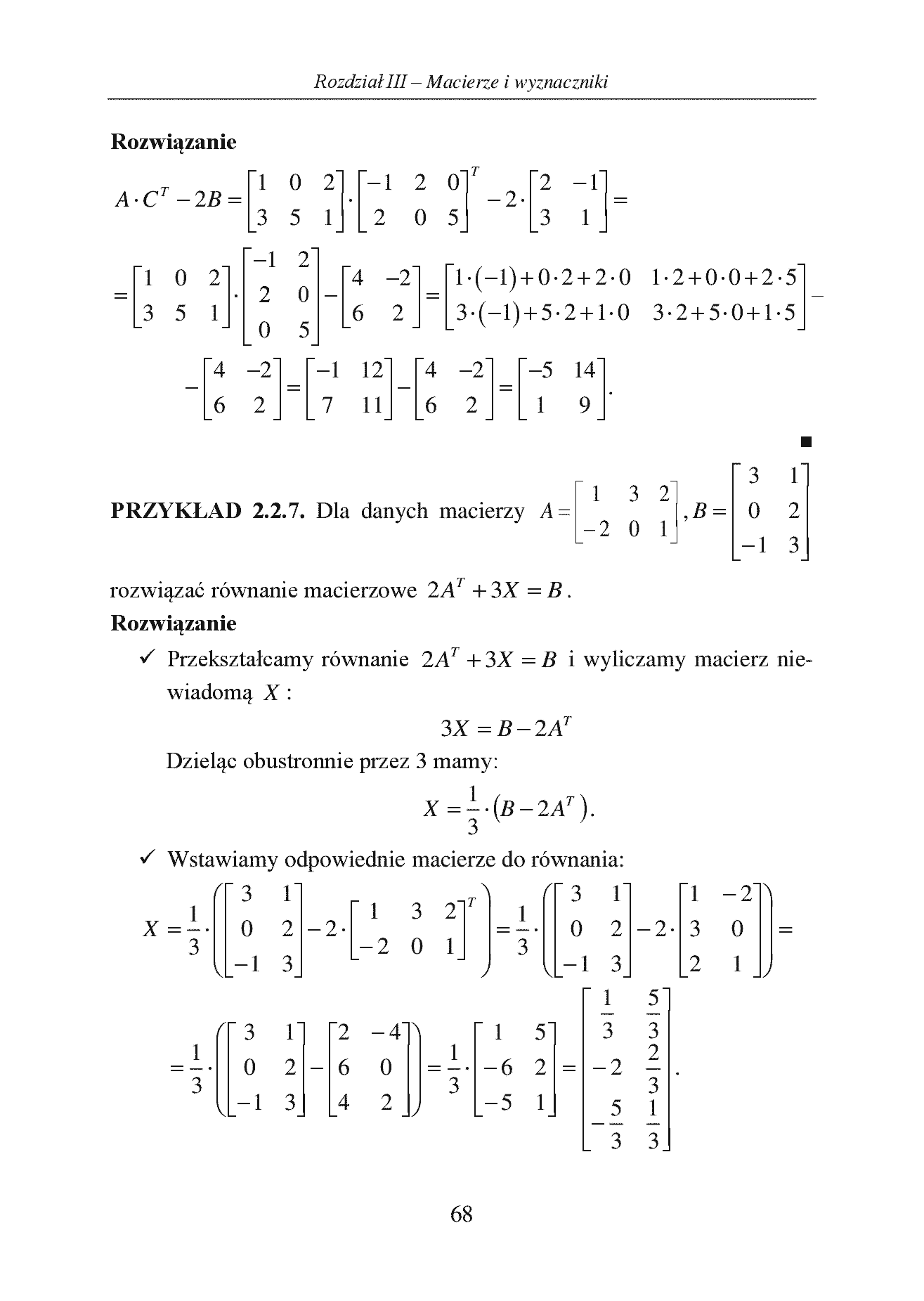 Fragment „Algebra liniowa z elementami geometrii. Teoria, przykłady, zadania” — strona 8 z 10