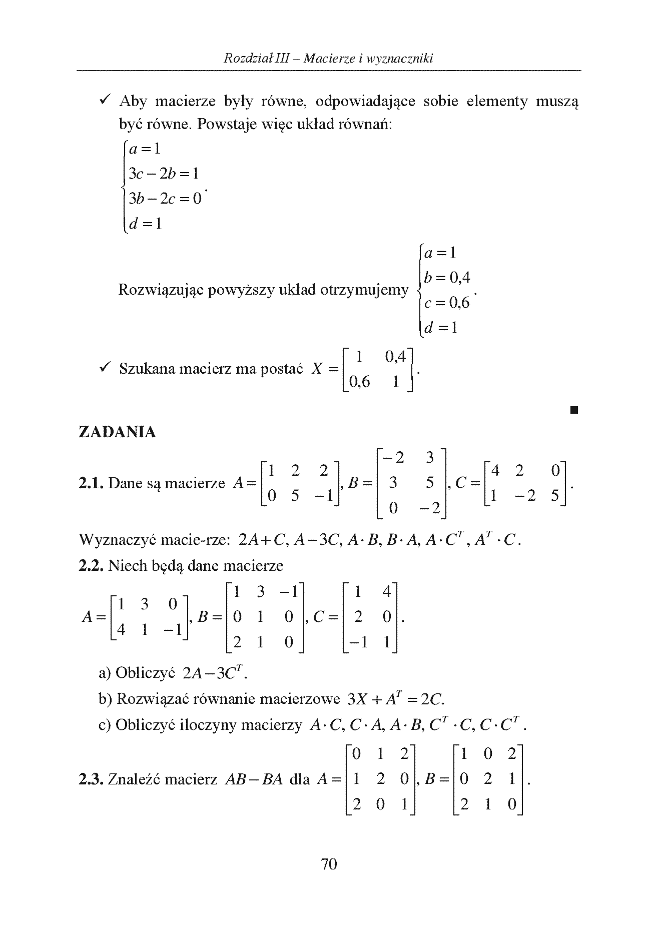 Fragment „Algebra liniowa z elementami geometrii. Teoria, przykłady, zadania” — strona 10 z 10