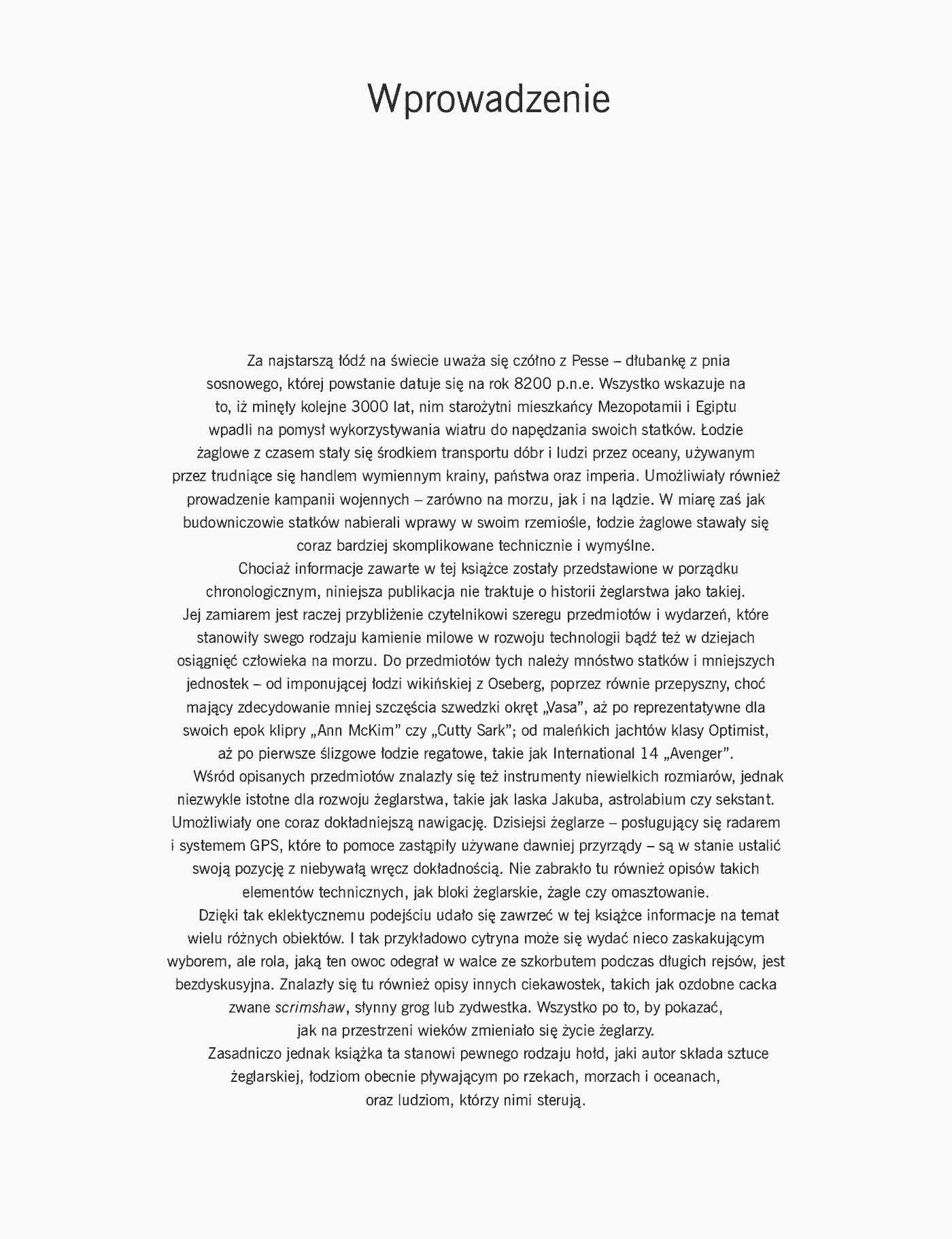 Fragment „Historia żeglarstwa w 100 przedmiotach” — strona 5 z 11