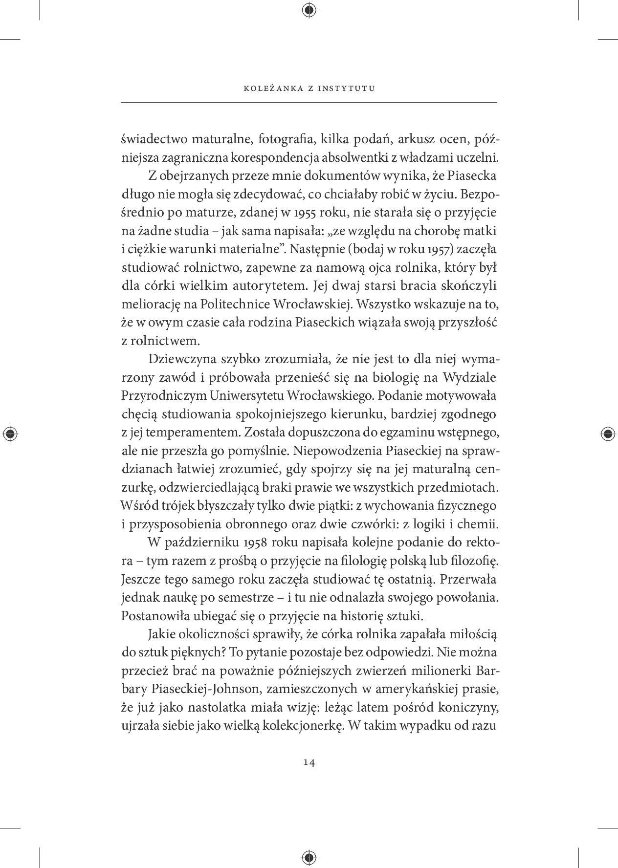 Fragment „Kwiat paproci. Opowieść o Barbarze Piaseckiej-Johnson” — strona 10 z 20