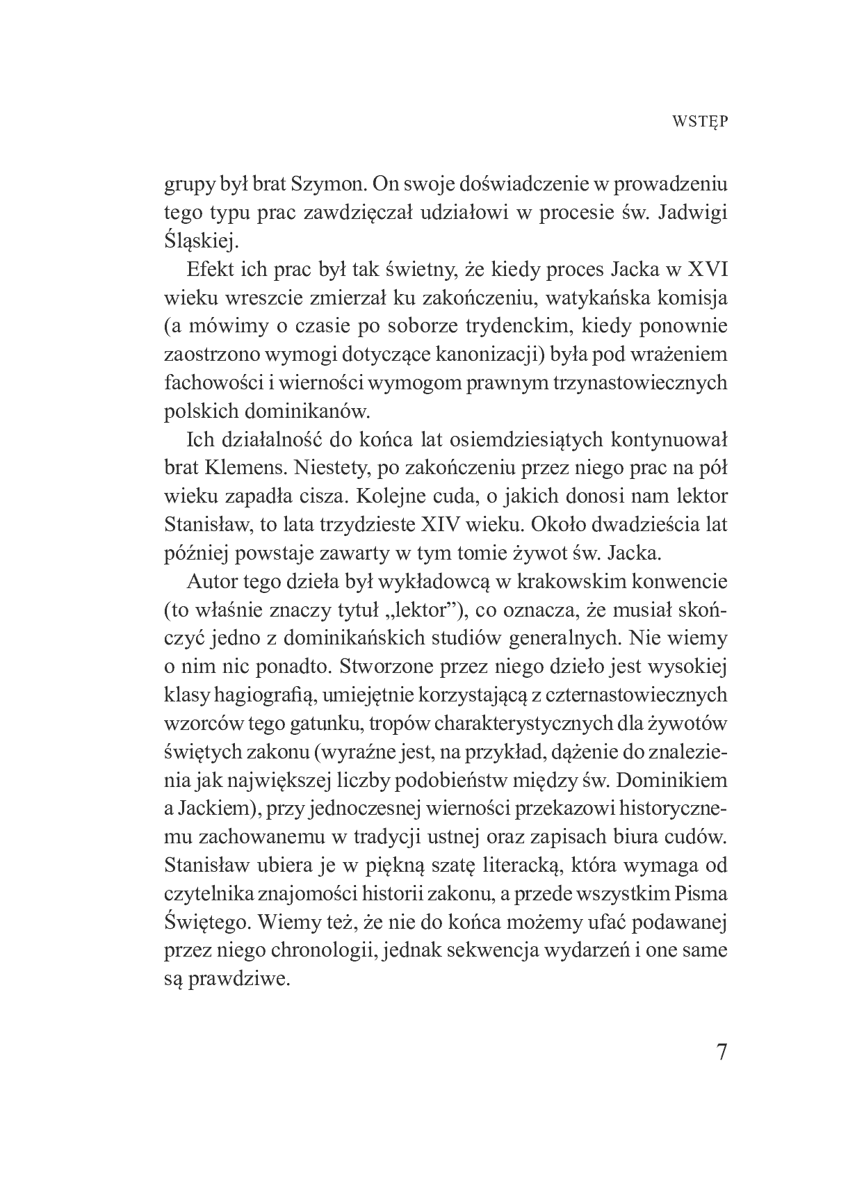 Fragment „Święty Jacek. Życie i cuda. Źródła z tradycji dominikańskiej” — strona 8 z 14