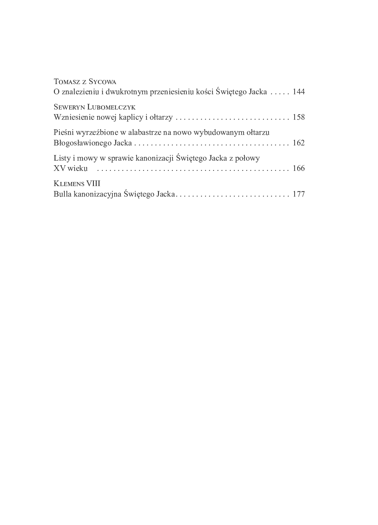 Fragment „Święty Jacek. Życie i cuda. Źródła z tradycji dominikańskiej” — strona 14 z 14