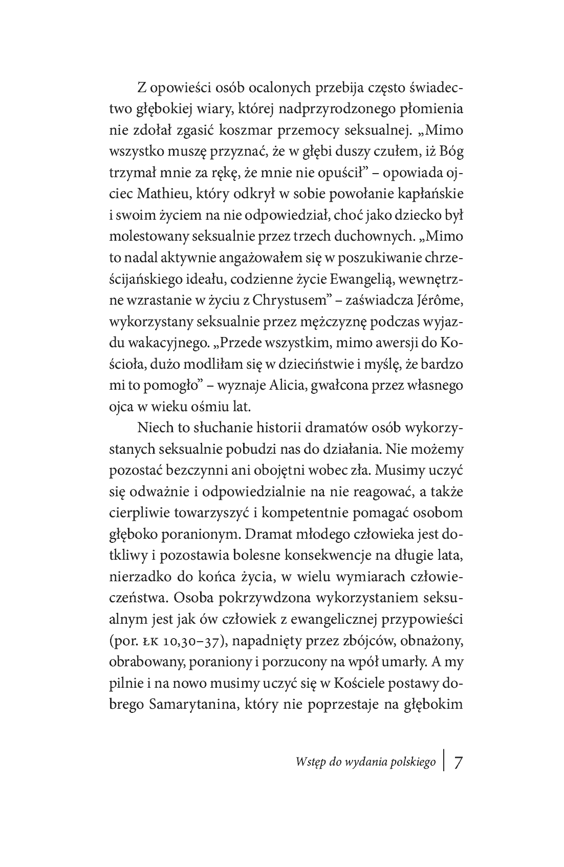Fragment „Łzy niewinności. Przemoc seksualna w dzieciństwie. Droga duchowego uzdrowienia Ze wstępem ks. abp. Wojciecha Polaka” — strona 8 z 12