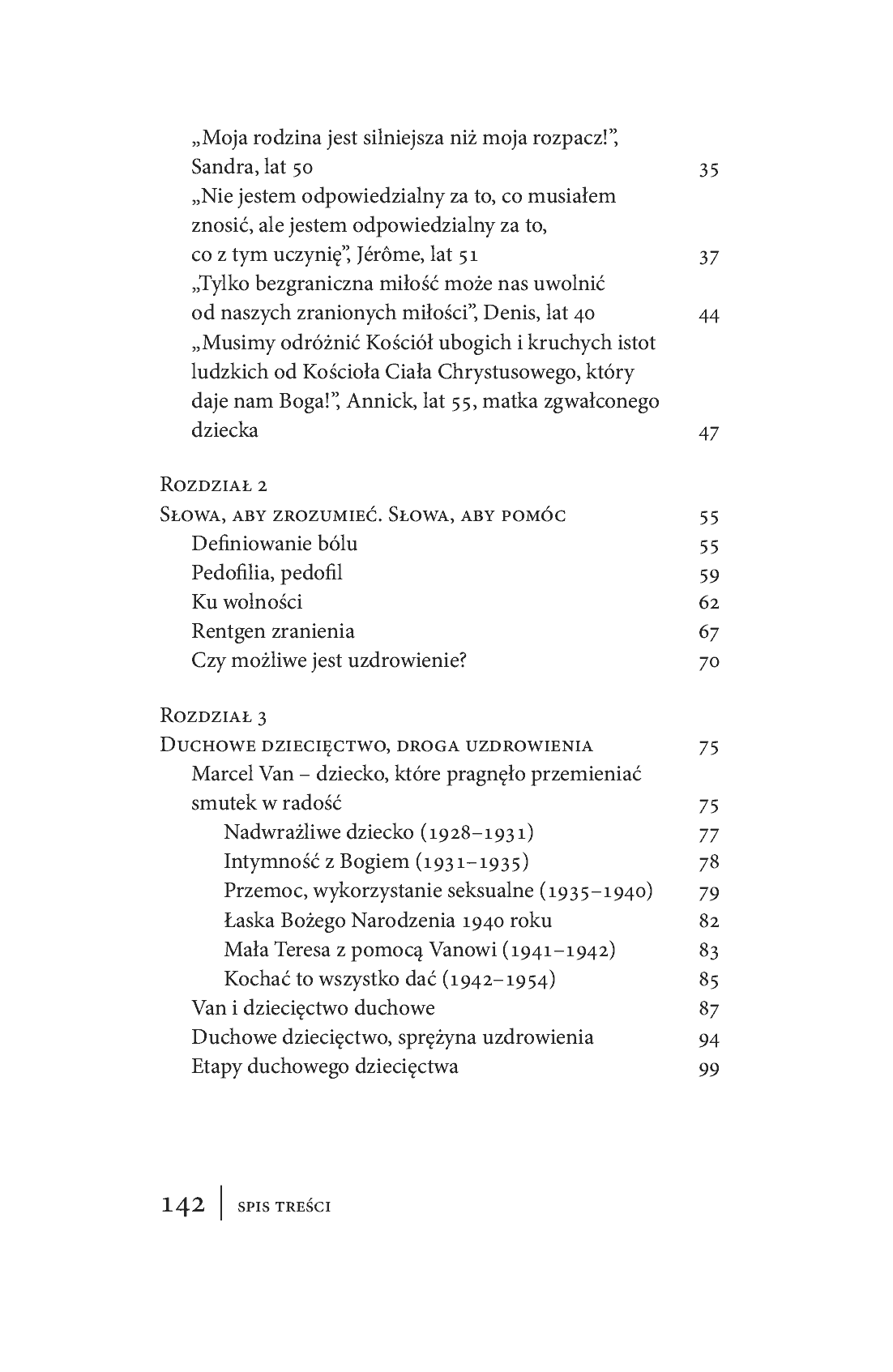 Fragment „Łzy niewinności. Przemoc seksualna w dzieciństwie. Droga duchowego uzdrowienia Ze wstępem ks. abp. Wojciecha Polaka” — strona 11 z 12