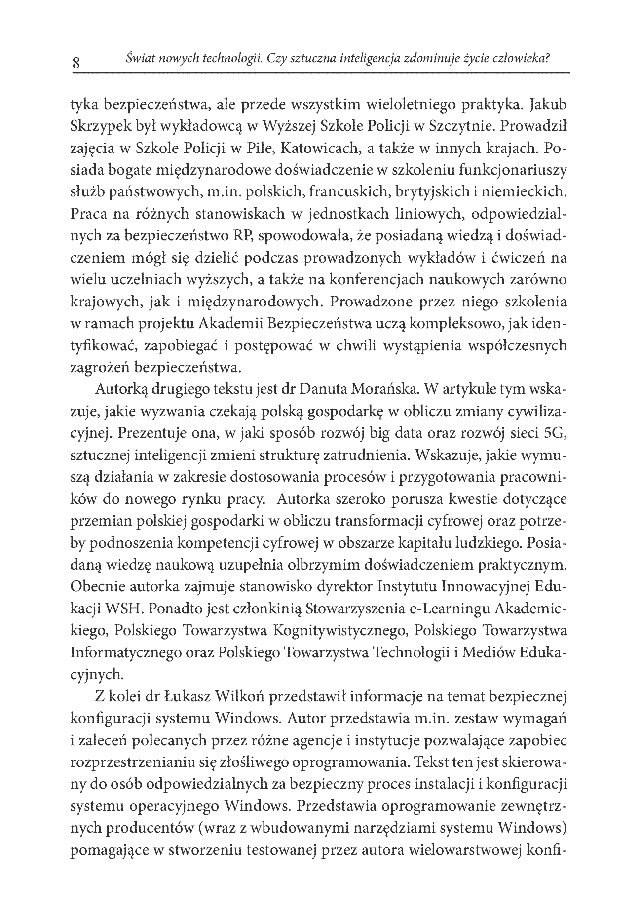 Fragment „Świat nowych technologii. Czy sztuczna inteligencja zdominuje życie człowieka?” — strona 2 z 4